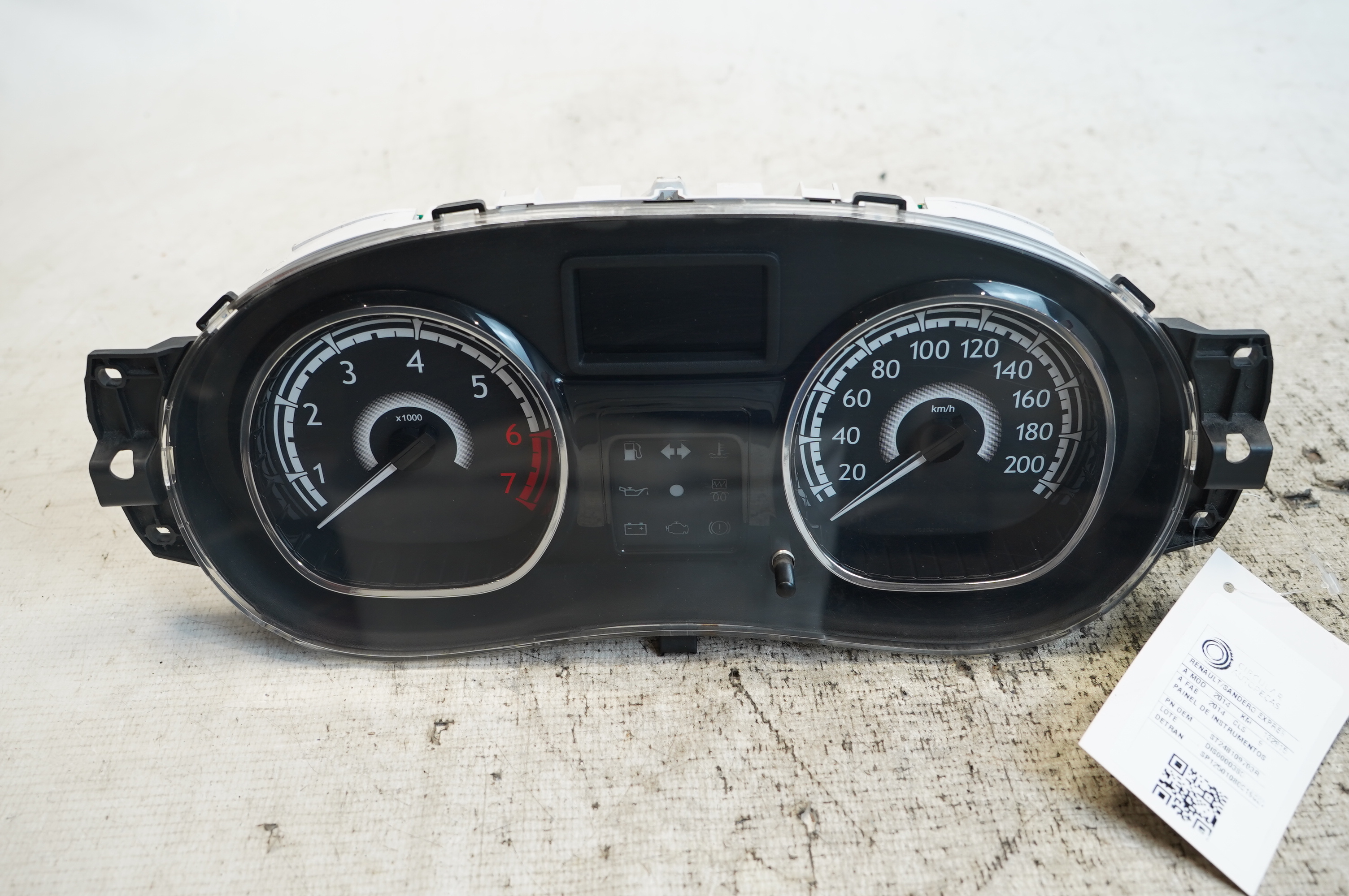 PAINEL INSTRUMENTOS RENAULT SANDERO PRIV HI F 1.6 2011/12 - 248109703R - 