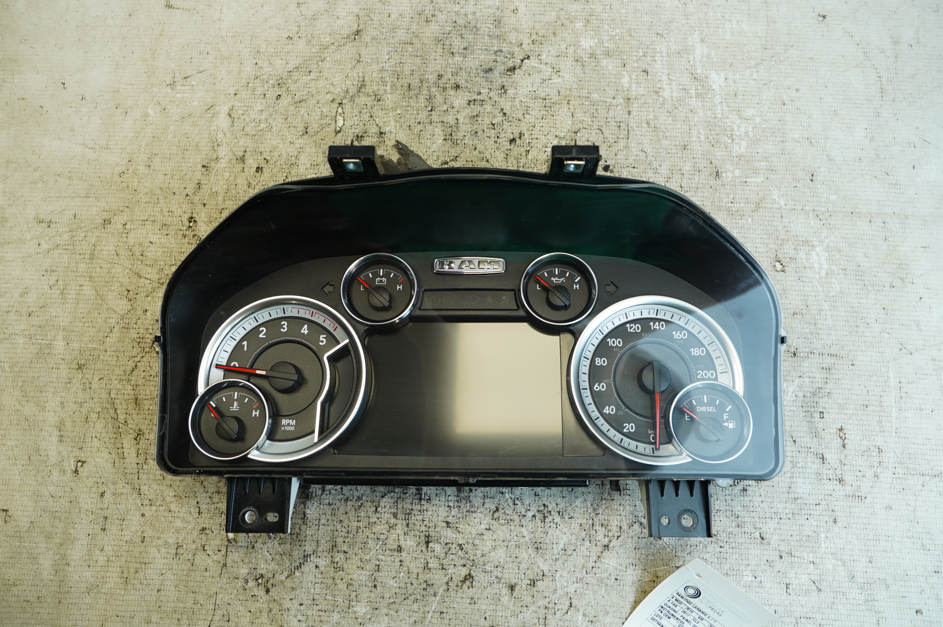 PAINEL INSTRUMENTOS RAM 2500 LARAMIE 6.7 2019 - 68361600AI - 