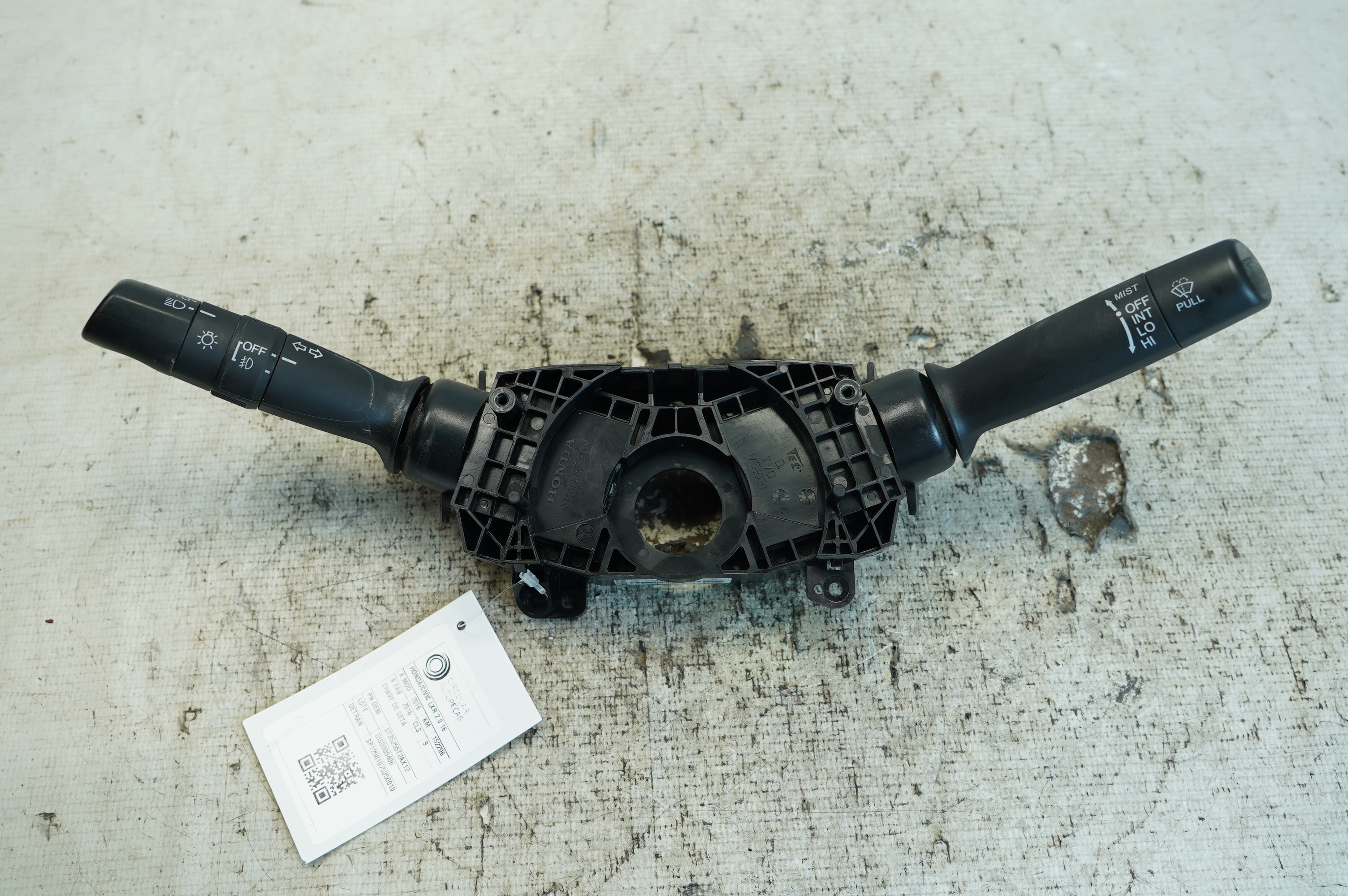 ALAVANCAS COMANDO CHAVE SETA HONDA CIVIC LXR 2.0 16V 2016 - 35255T2AX12 - 