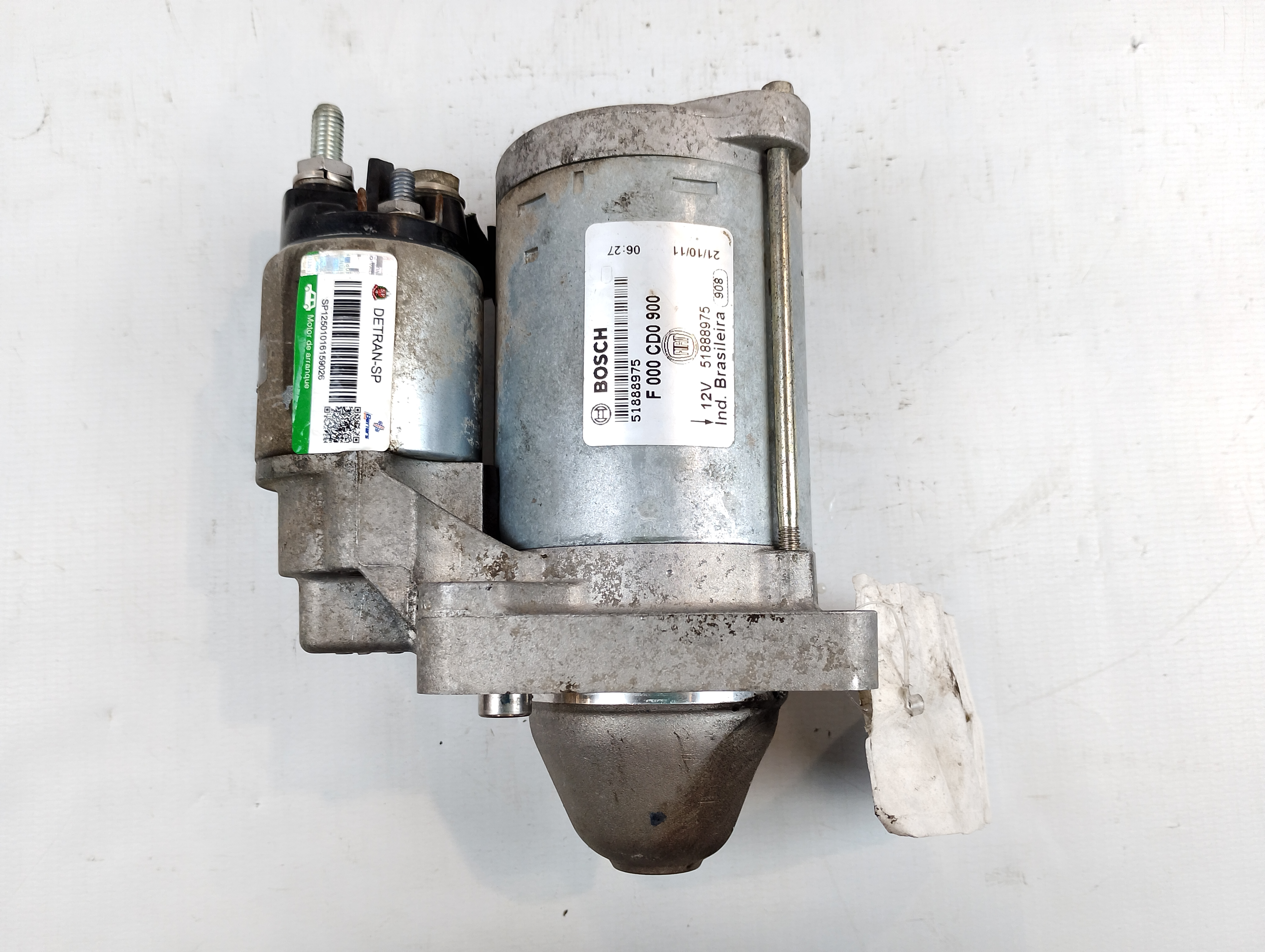MOTOR PARTIDA FIAT UNO WAY 1.4 EVO FIRE FLEX 8V 2013/14 - 51899848 - 
