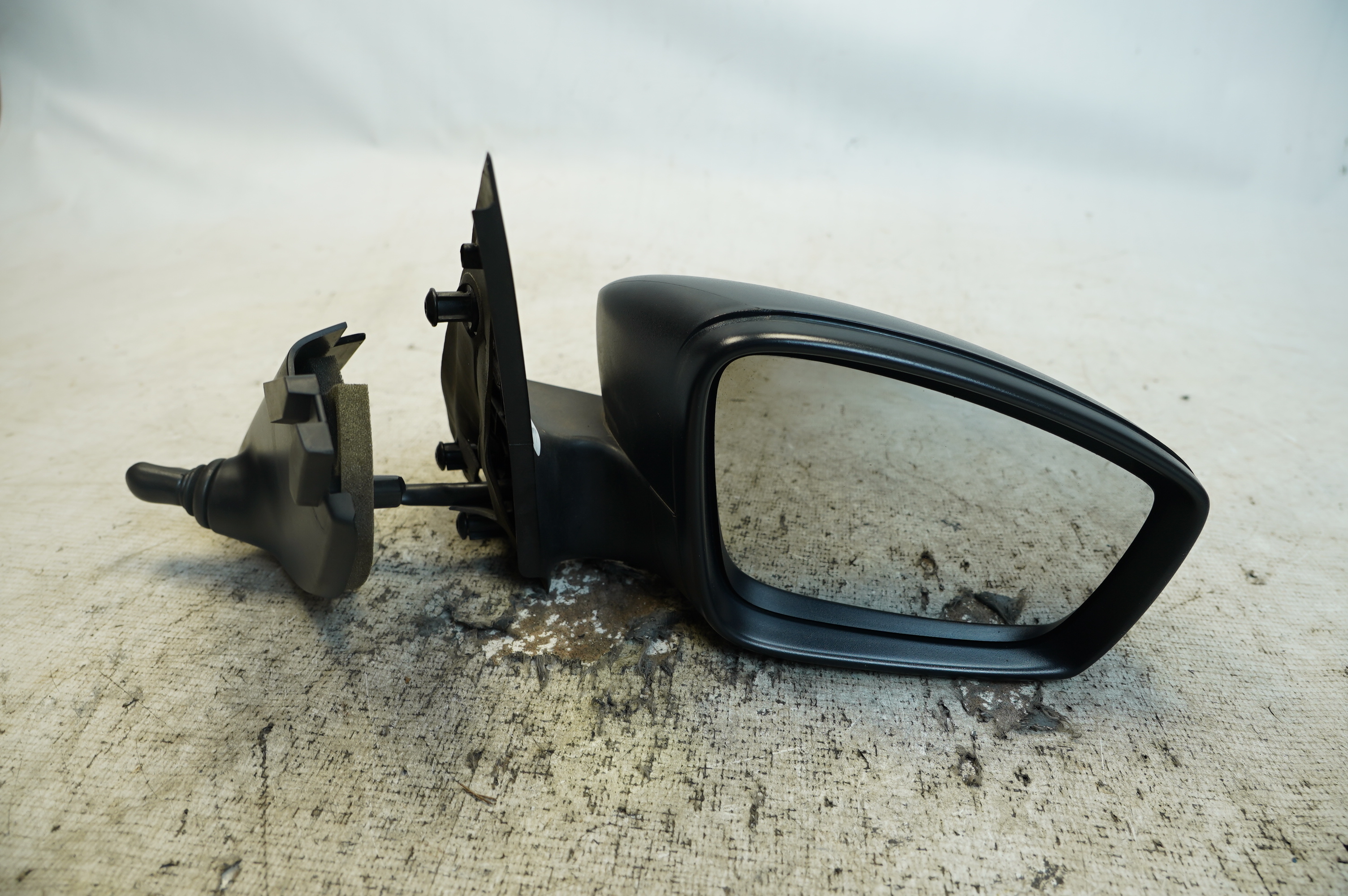 Espelho Retrovisor Preto Direito (Passageiro) Manual - 5U1857508K9B9 - Gol, Voyage