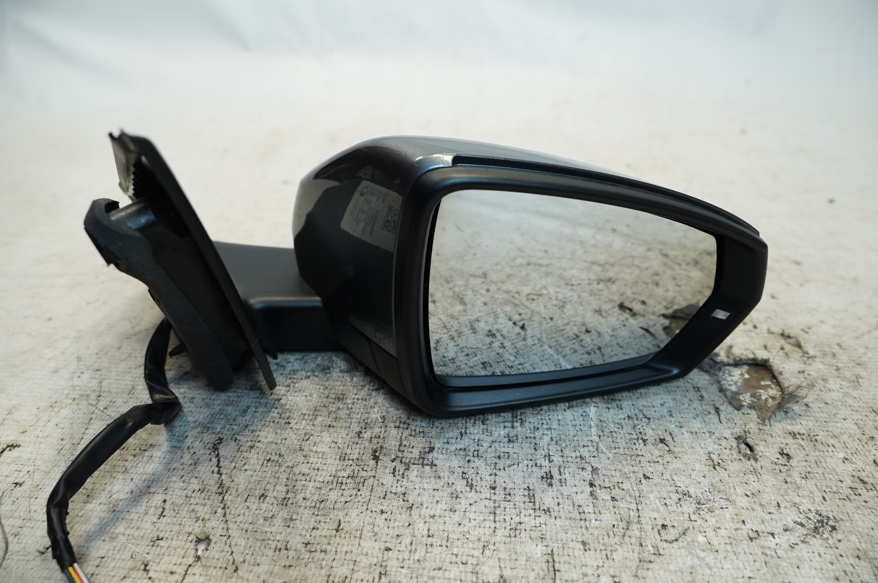 Espelho Retrovisor Preto Direito (Passageiro) Elétrico - 6EA857508F9B9 - Polo, Virtus, OUTROS
