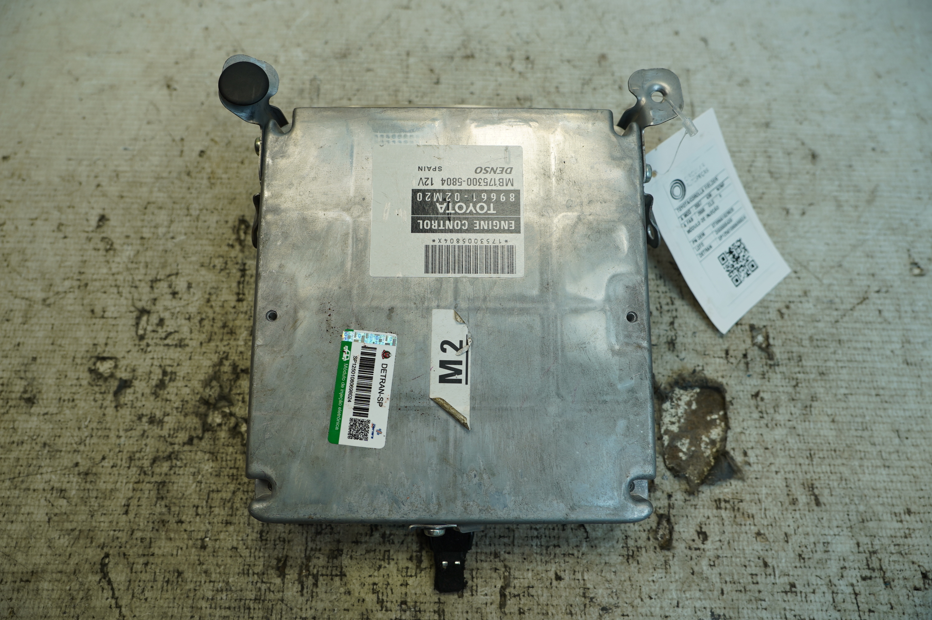 MÓDULO INJEÇÃO TOYOTA COROLLA FIELDER SW SE-G 1.8 FLEX 2008 - 8966102M20 - 