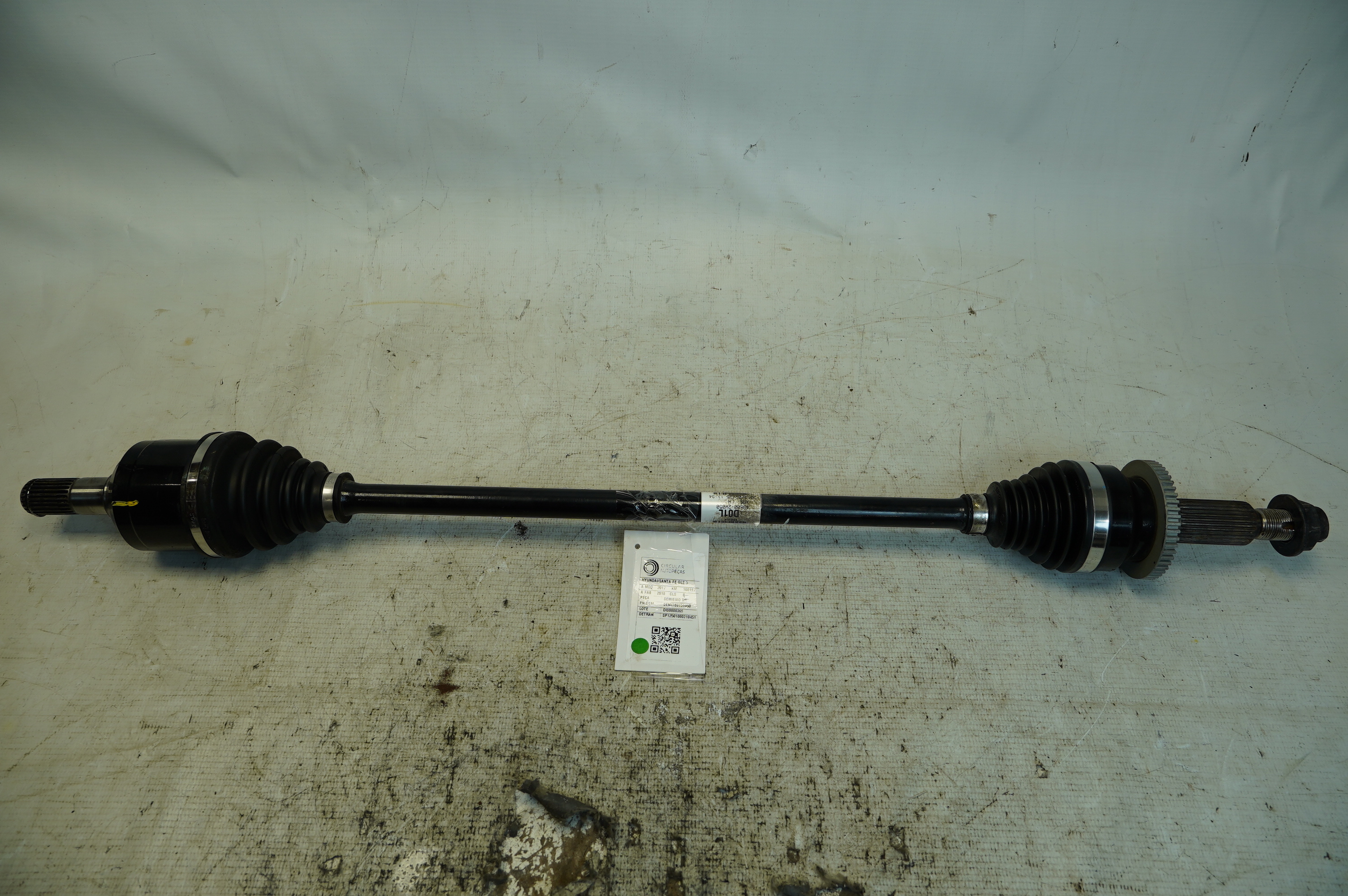 SEMI-EIXO TRASEIRO ESQUERDO HYUNDAI SANTA FÉ/GLS 3.3 2017/18 - SEMITE0151050 - 