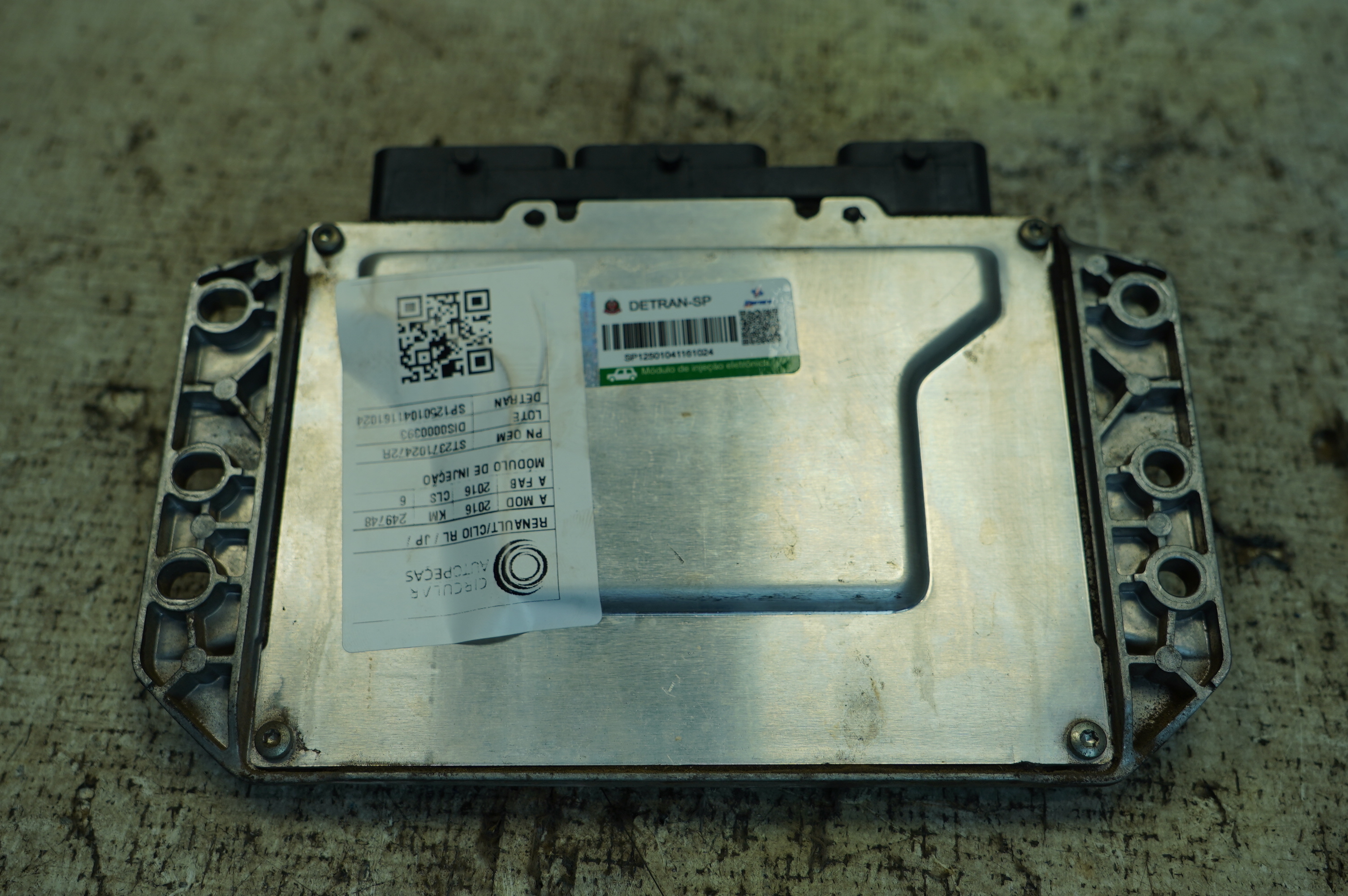MÓDULO INJEÇÃO RENAULT SANDERO EXPRESSION HI-POWER 1.6 2014 - 237102472R - 