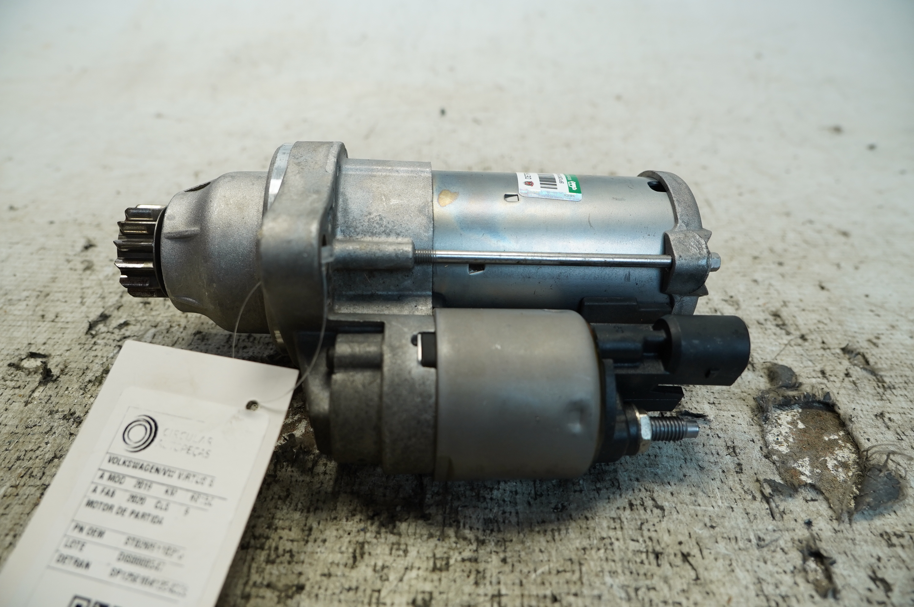 Motor Arranque - 02M911021J - Gol, Golf, T-Cross