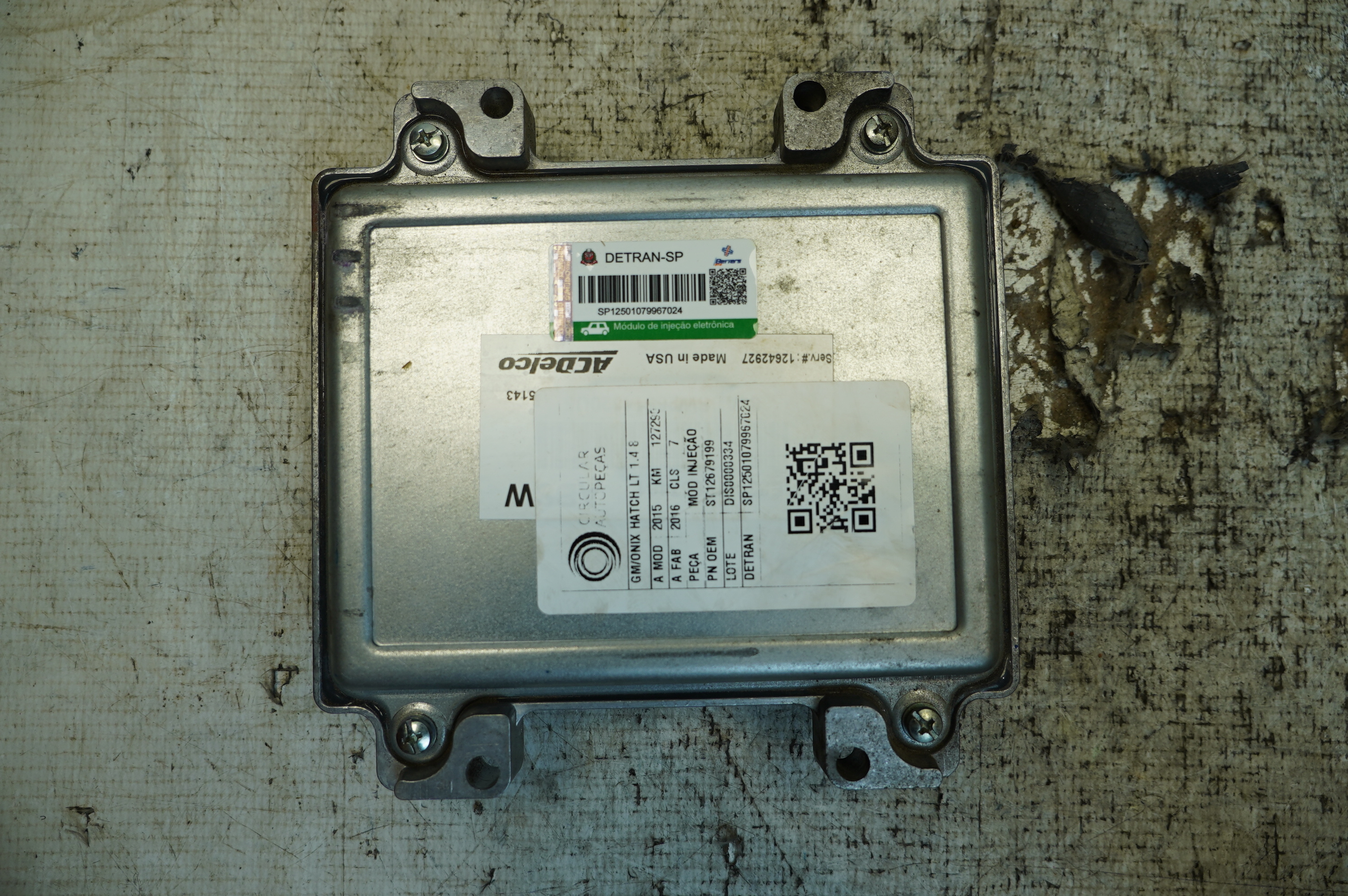 Módulo Injeção Chevrolet Onix LTZ 1.4 2016 - 12679199 - 