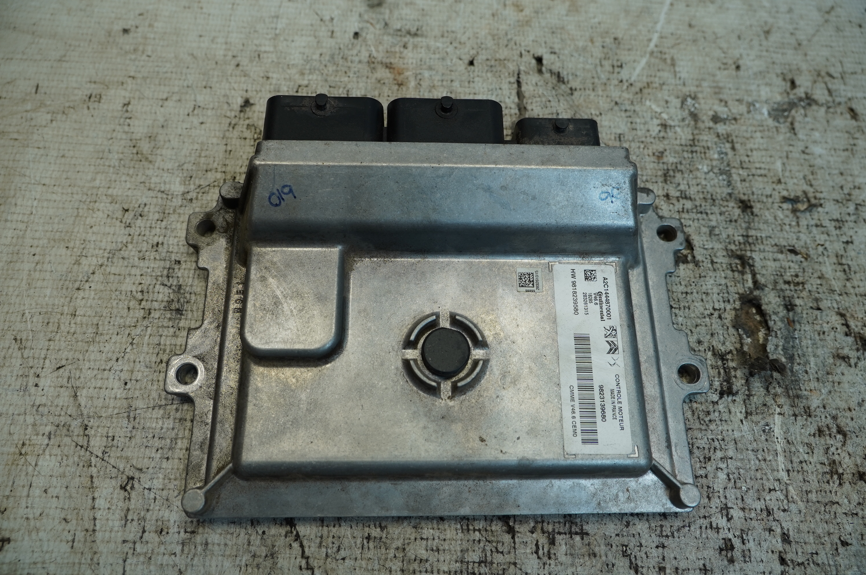MÓDULO INJEÇÃO CITROËN C3 EXCL. 1.6 VTI FLEX START 2017 - 1608739380 - 