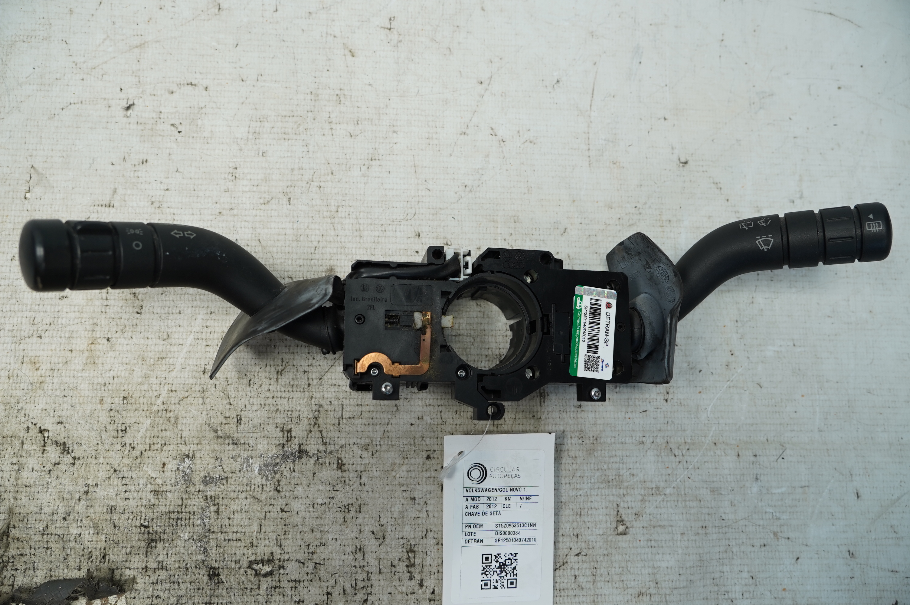 CHAVE SETA VOLKSWAGEN GOL (NOVO) 1.6 2012/13 - 5Z0953513C1NN - 
