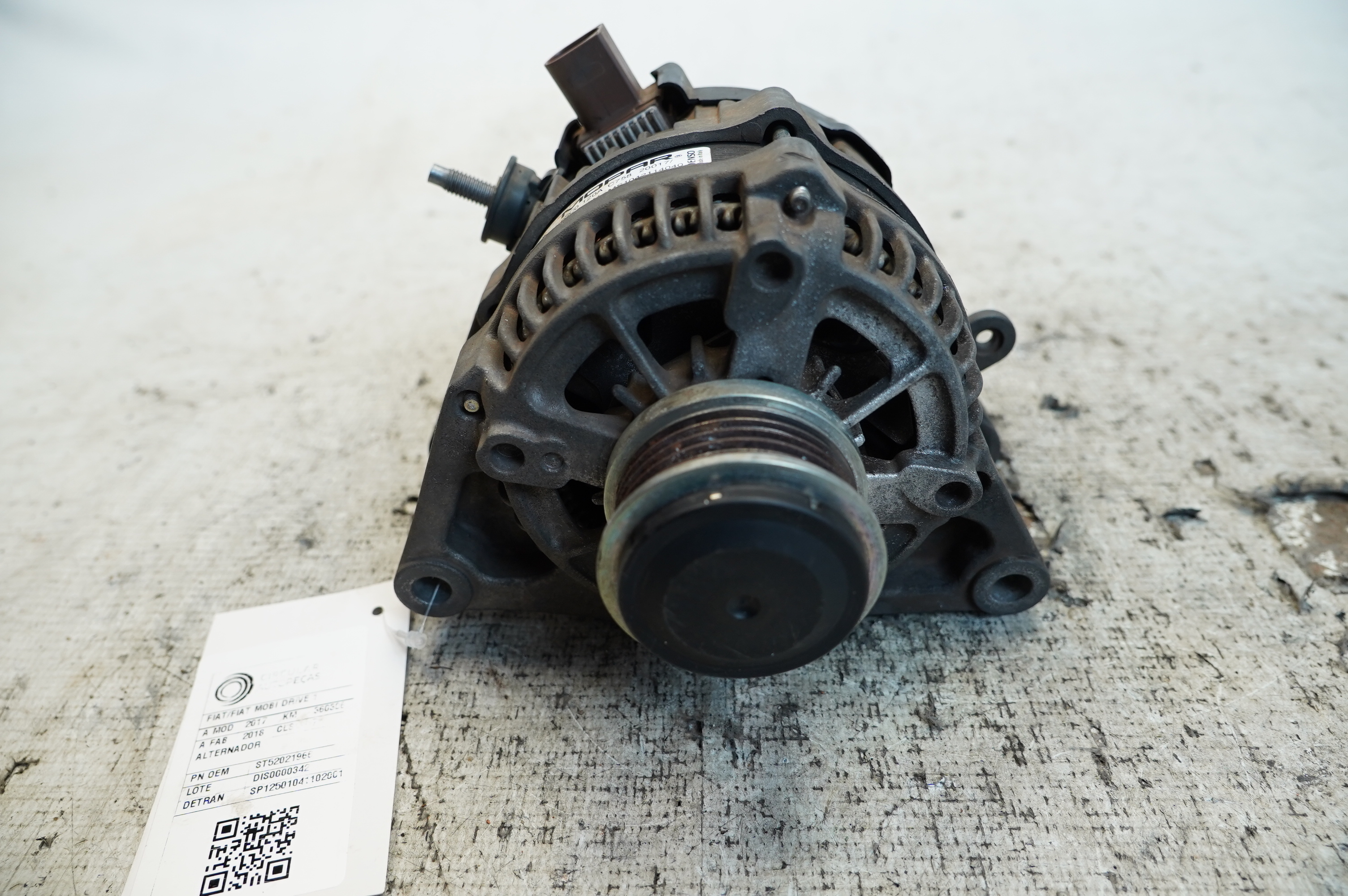 ALTERNADOR FIAT MOBI DRIVE 1.0 FLEX 6V 2017/2018 - 52021966 - 