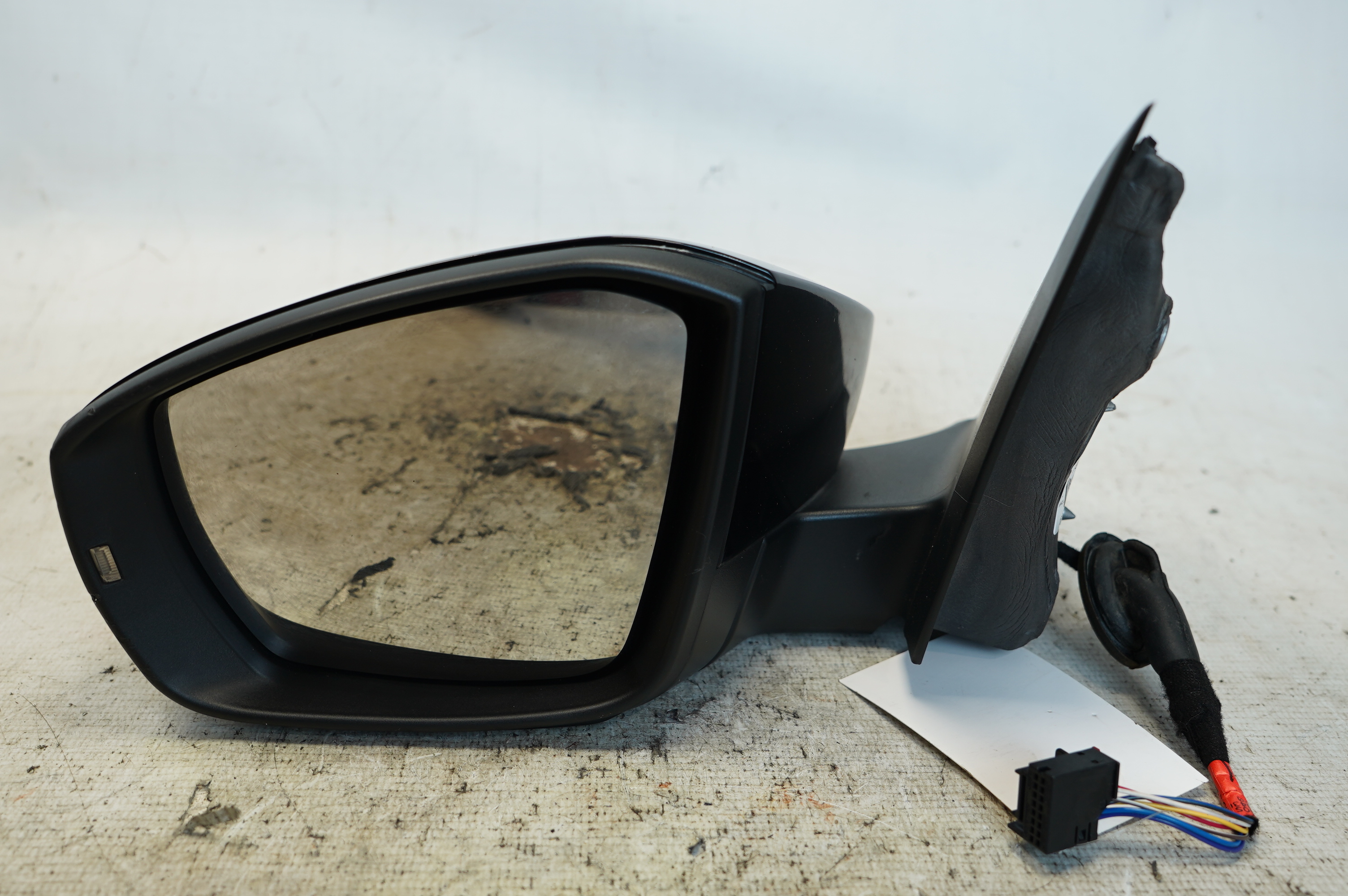 Espelho Retrovisor Preto Esquerdo (Motorista) Elétrico - 2GP857507D9B9 - T-Cross