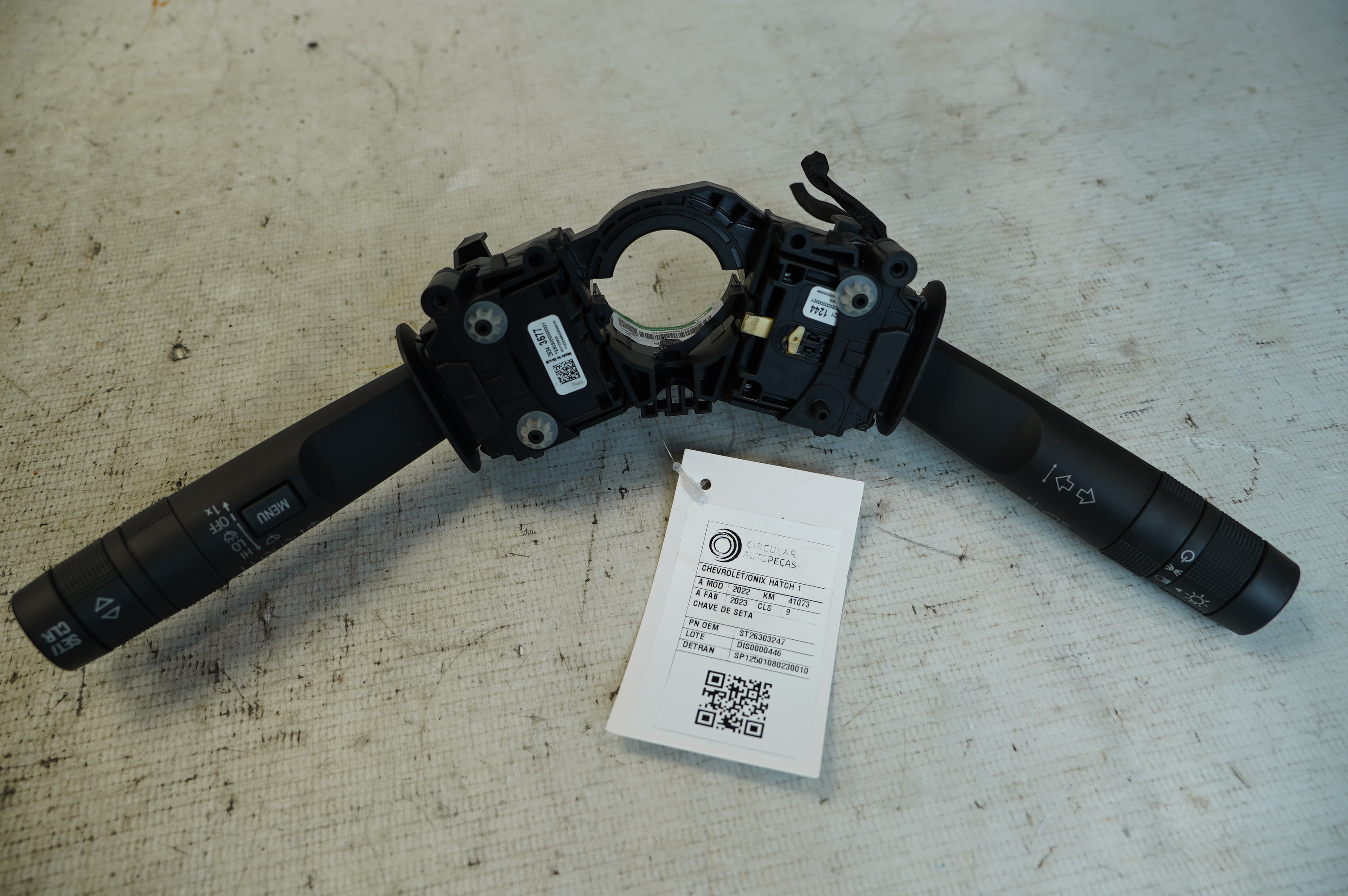 CHAVE SETA CHEVROLET TRACKER 1.0 TURBO 12V 2021 - 26303247 - 