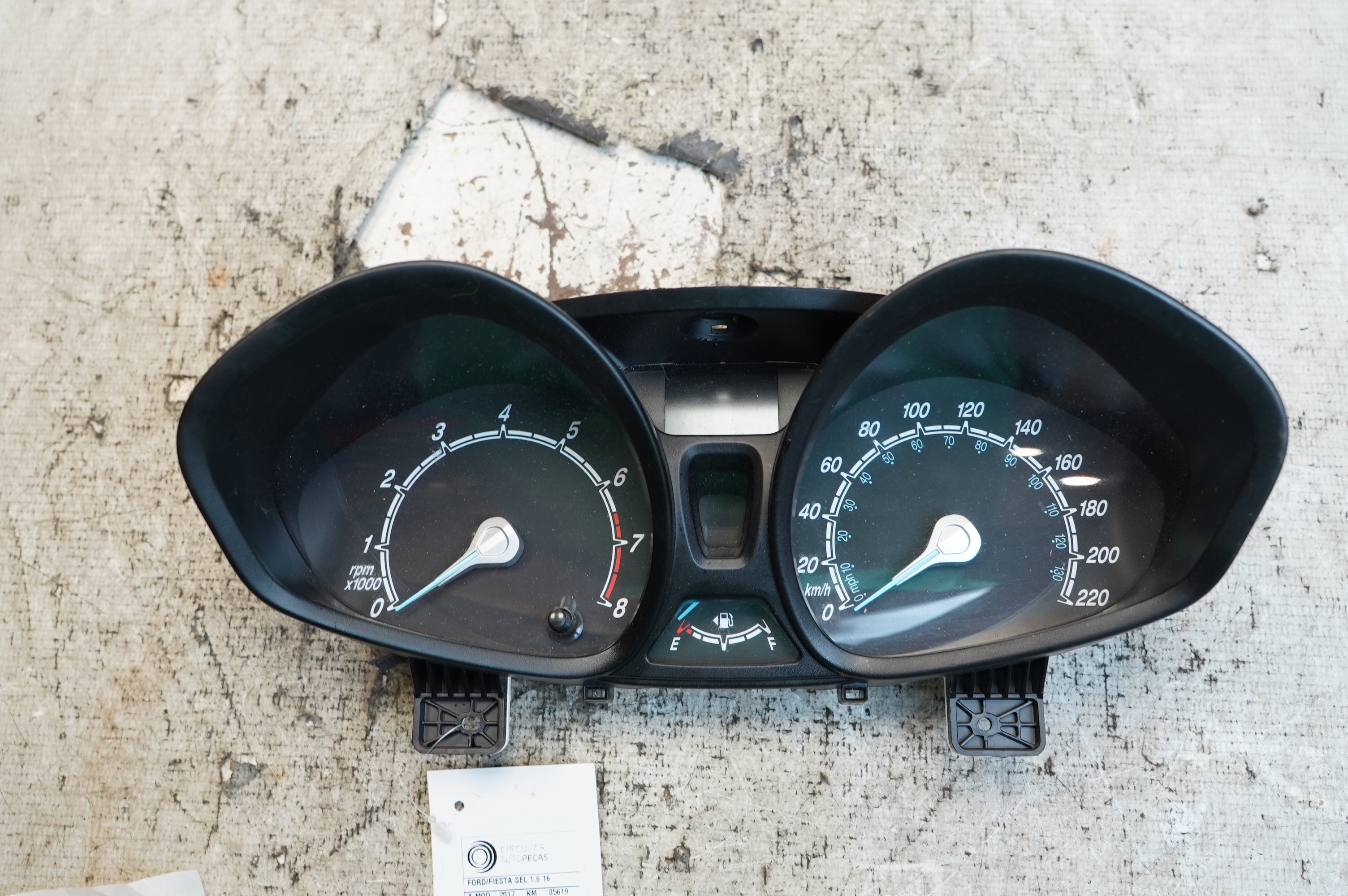 PAINEL INSTRUMENTOS FORD FIESTA SEL 1.6 16V FLEX 2017 - D2BT10849FBV - 