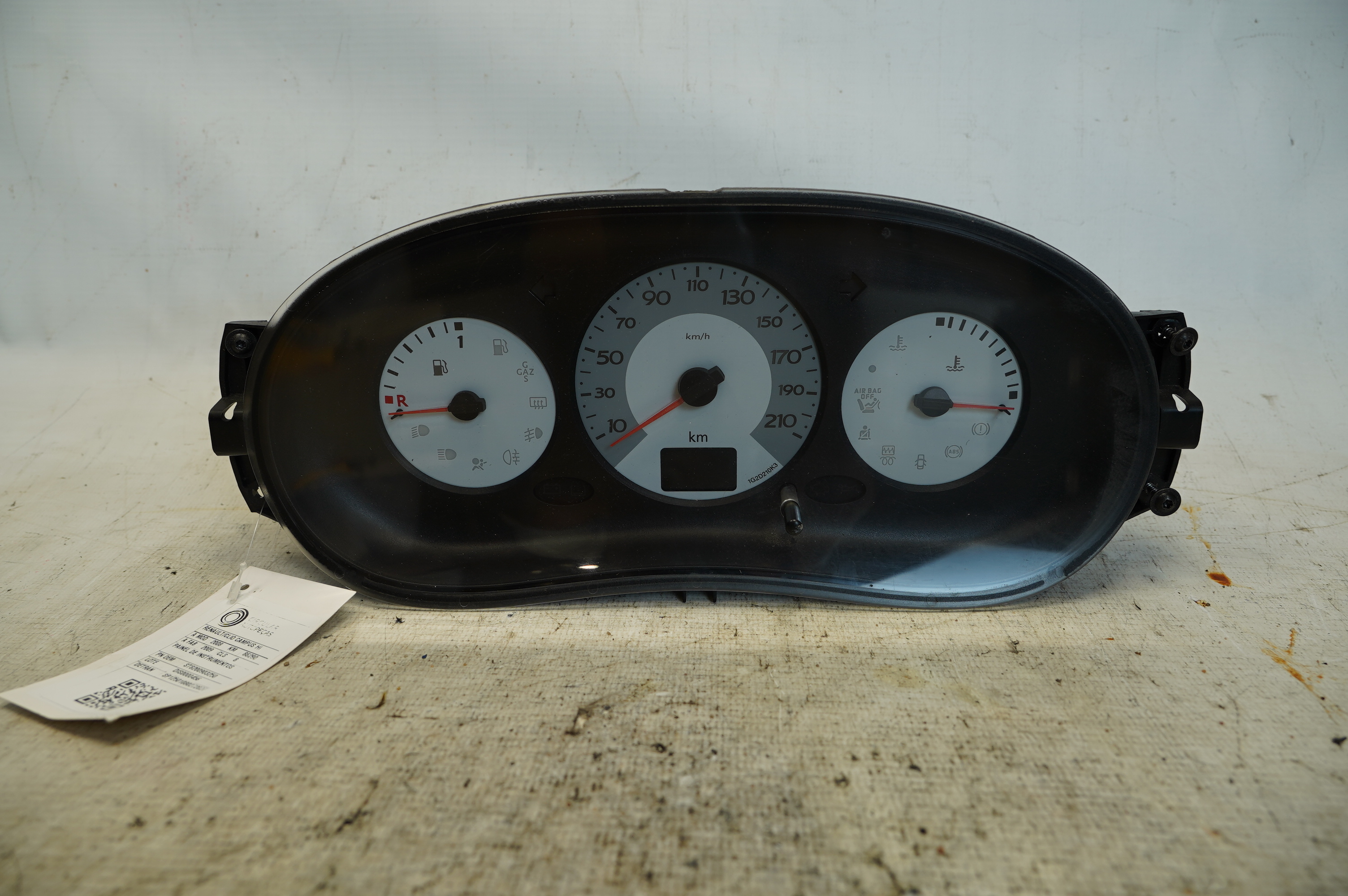 PAINEL INSTRUMENTOS RENAULT CLIO CAMPUS HI-FLEX 1.0 2009 - 8200903250 - 