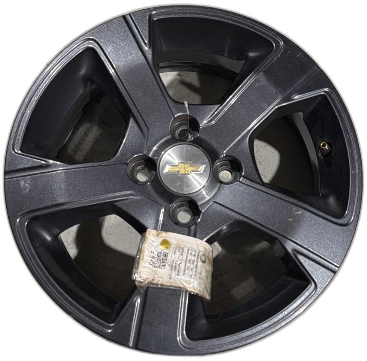 RODA LIGA LEVE ARO 15 4 FUROS CINZA NETUNO CHEVROLET ONIX - 52117049DD - 
