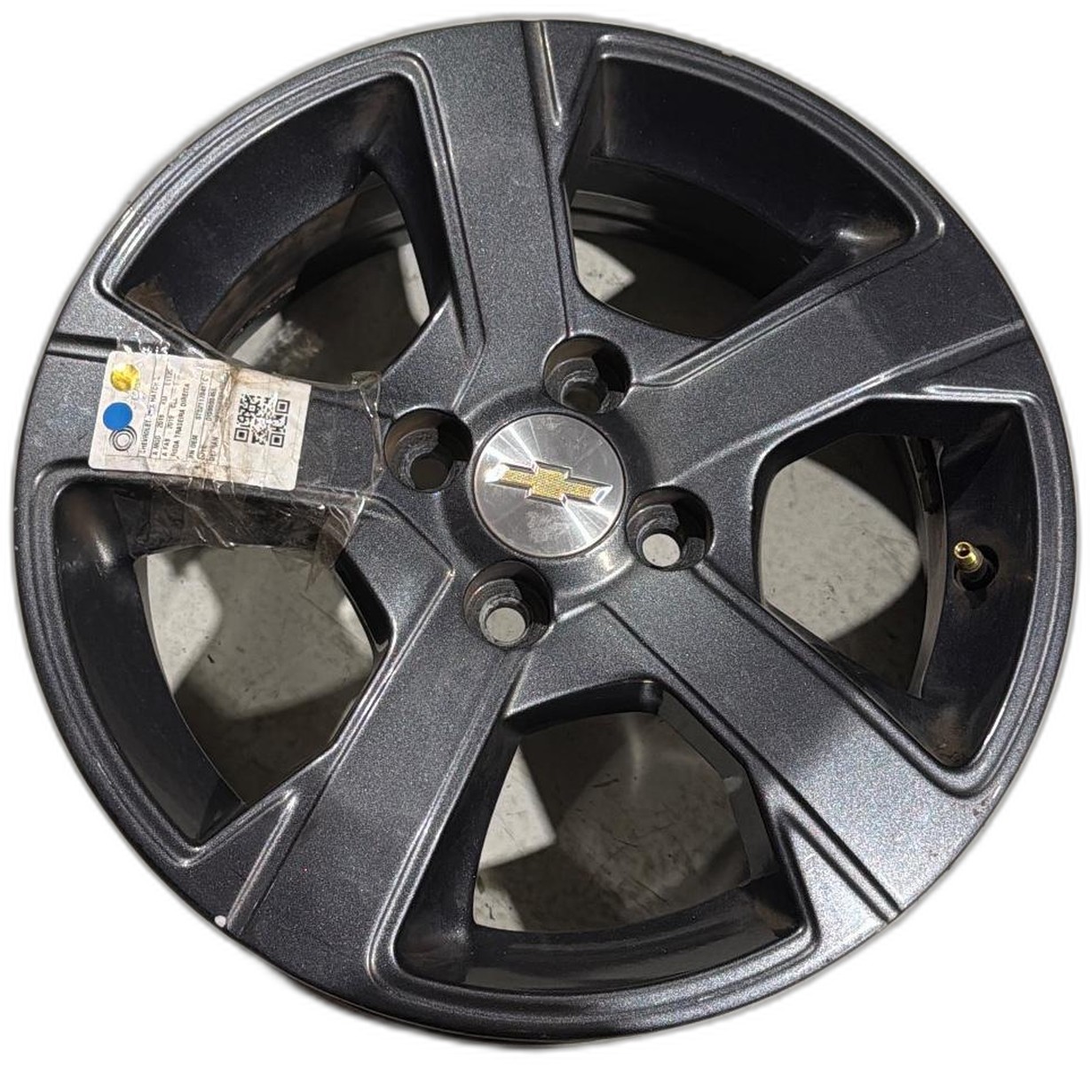 RODA LIGA LEVE ARO 15 4 FUROS CINZA NETUNO CHEVROLET ONIX - 52117049TD - 
