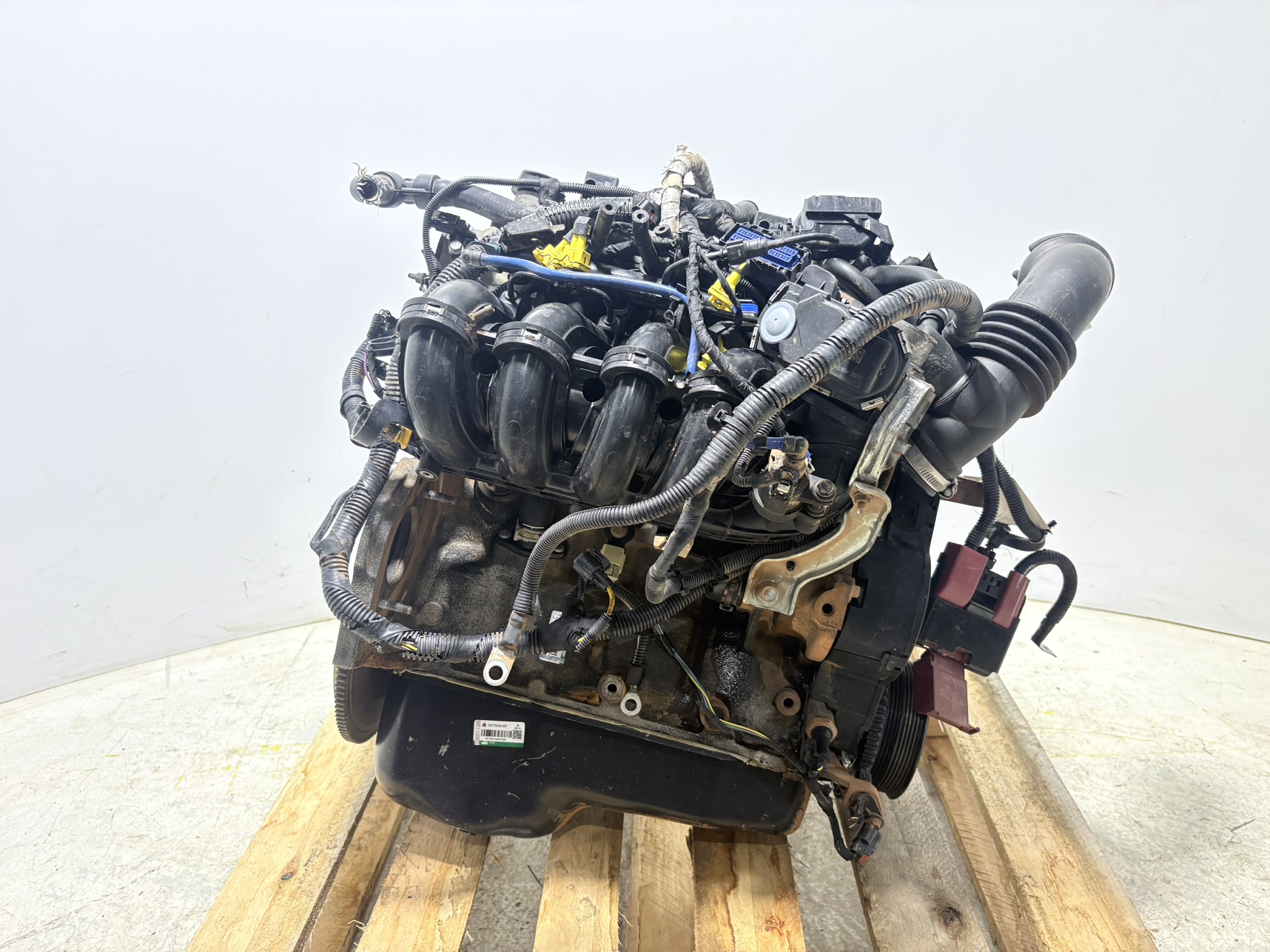 MOTOR COMPLETO CHEVROLET ONIX HATCH JOY 1.0 8V FLEX 2018 - 24582251 - 