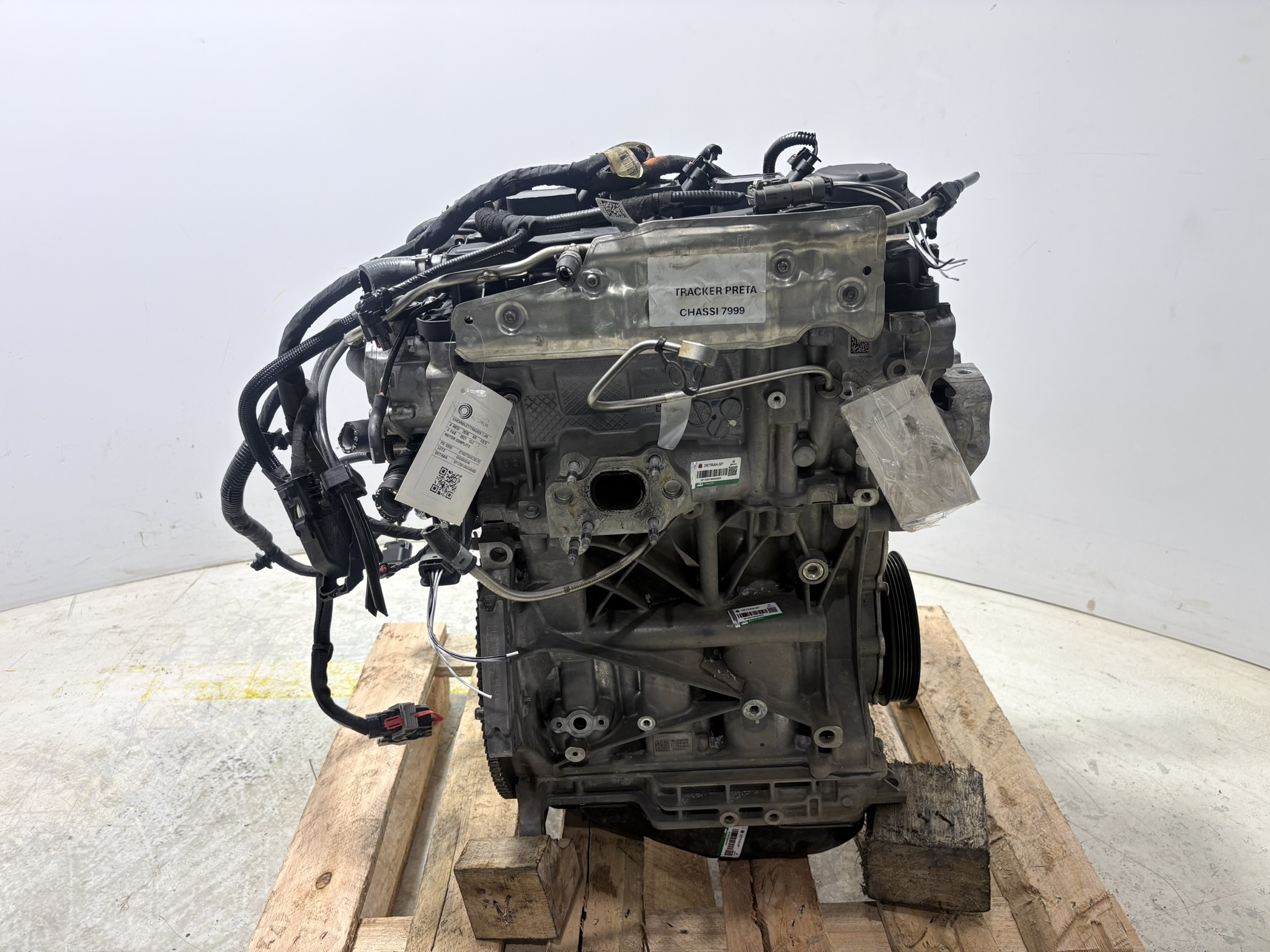 MOTOR COMPLETO CHEVROLET TRACKER 1.0 TURBO 12V FLEX 20/21 - MOT00452687999 - 