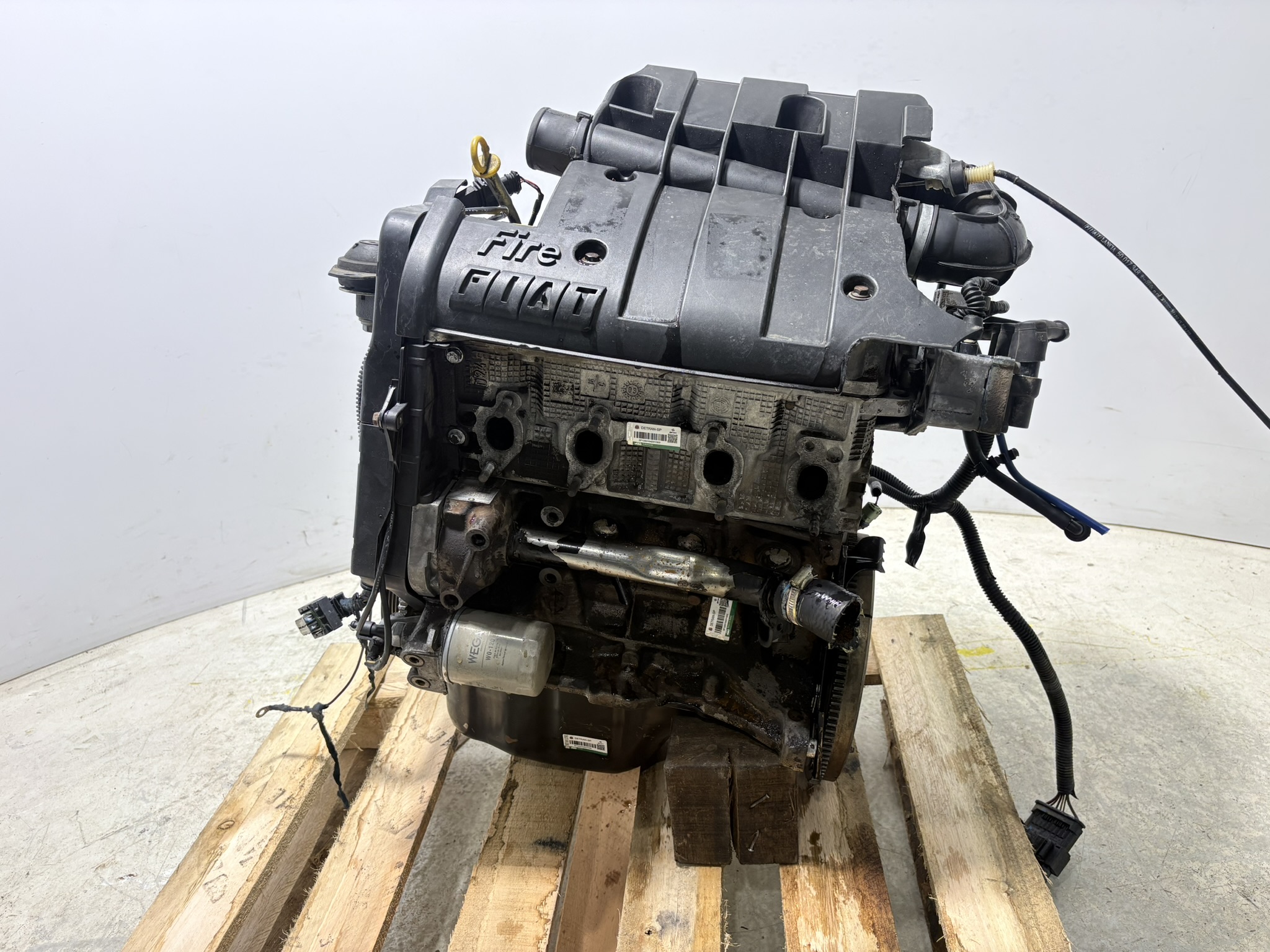 MOTOR COMPLETO FIAT UNO MILLE 1.0 FIRE/ F.FLEX 2003/2004 - 55191092 - 