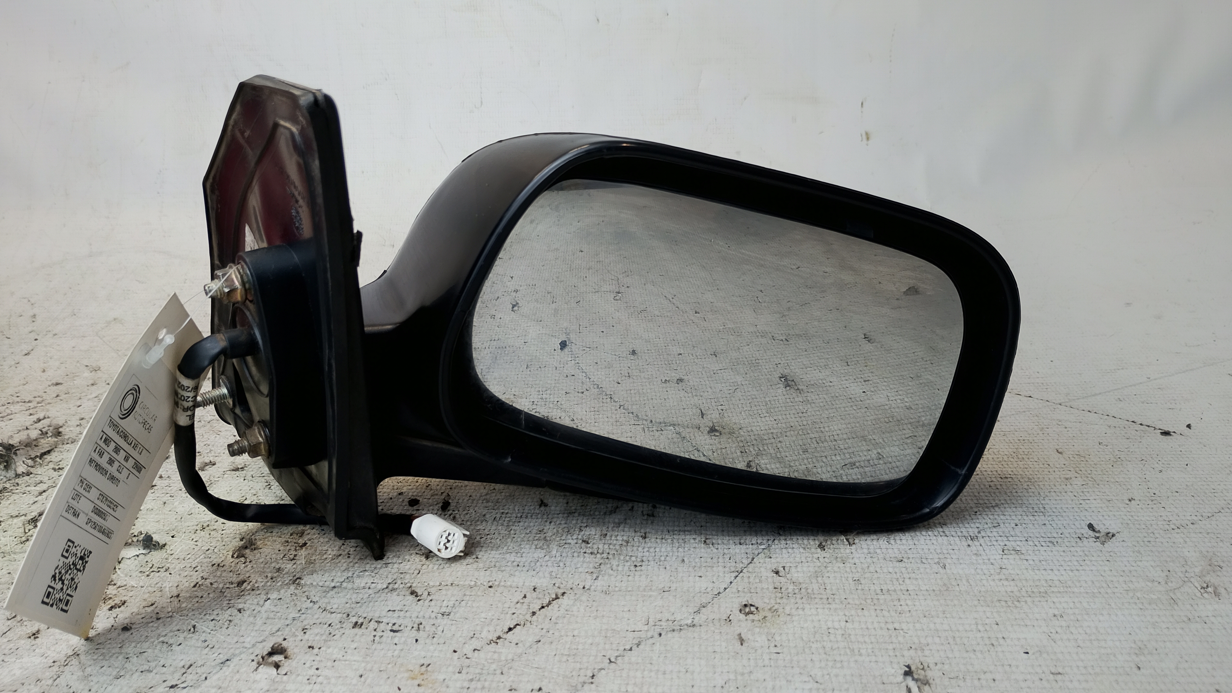 RETROVISOR DIREITO TOYOTA COROLLA FIELDER SW 1.8 PRETO 2008 - 8791002420 - 