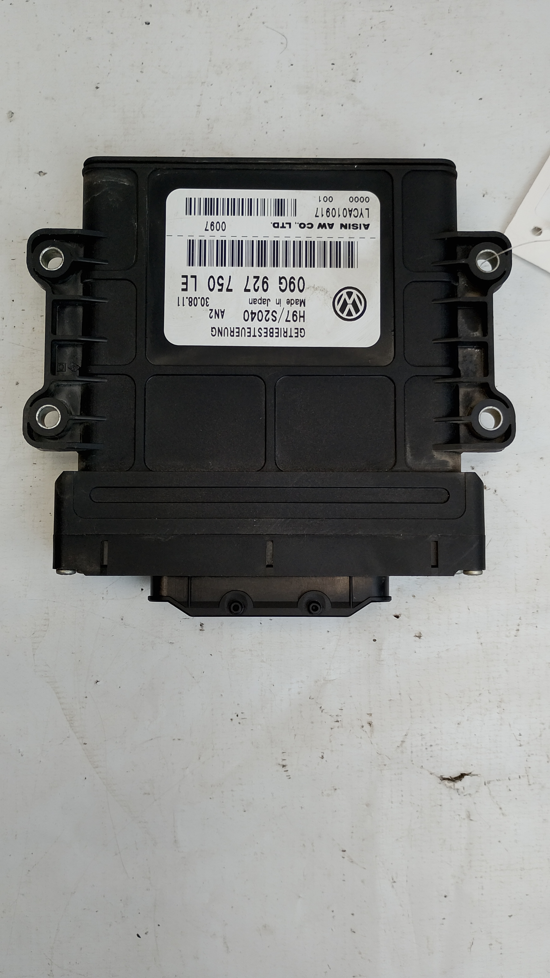MÓDULO CÂMBIO VOLKSWAGEN JETTA COMFORTLINE 2.0 2012 - 09G927750LE - 