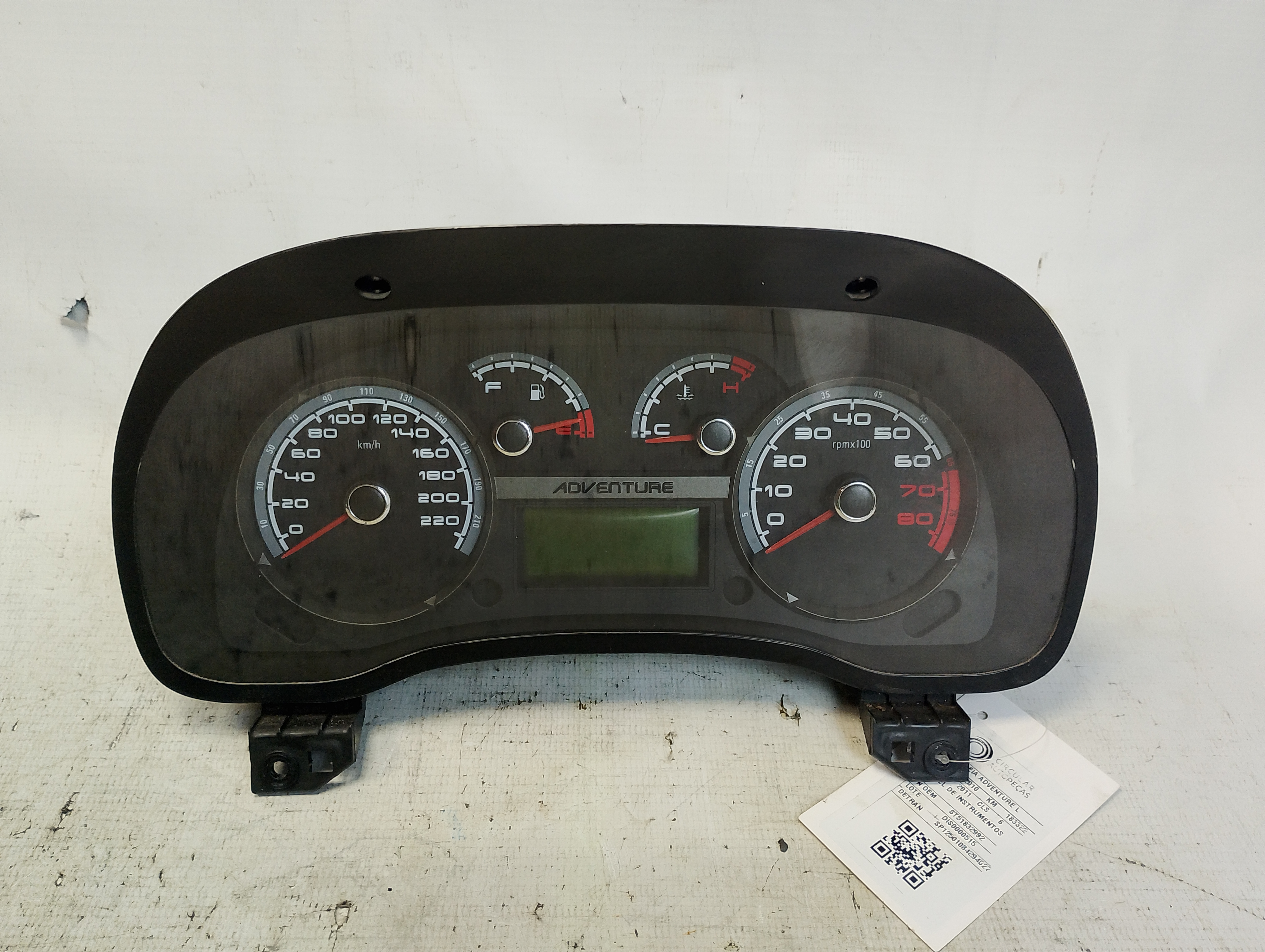 PAINEL INSTRUMENTOS FIAT IDEA ADV./ ADV.LOCK.DUA 1.8 2011 - 51832992 - 