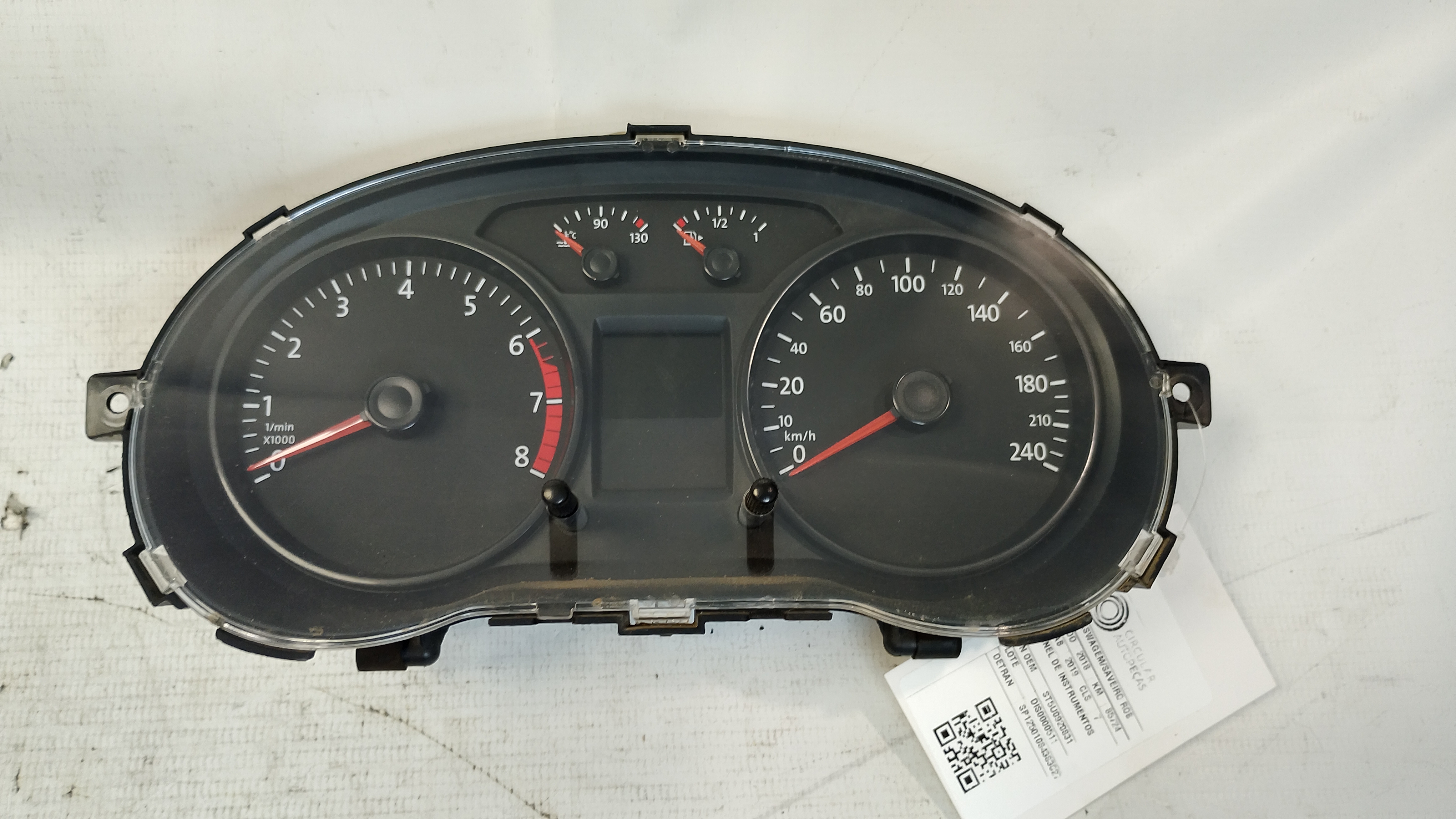 PAINEL INSTRUMENTOS VOLKSWAGEM SAVEIRO ROBUST 1.6 2019 - 5U0920831 - 