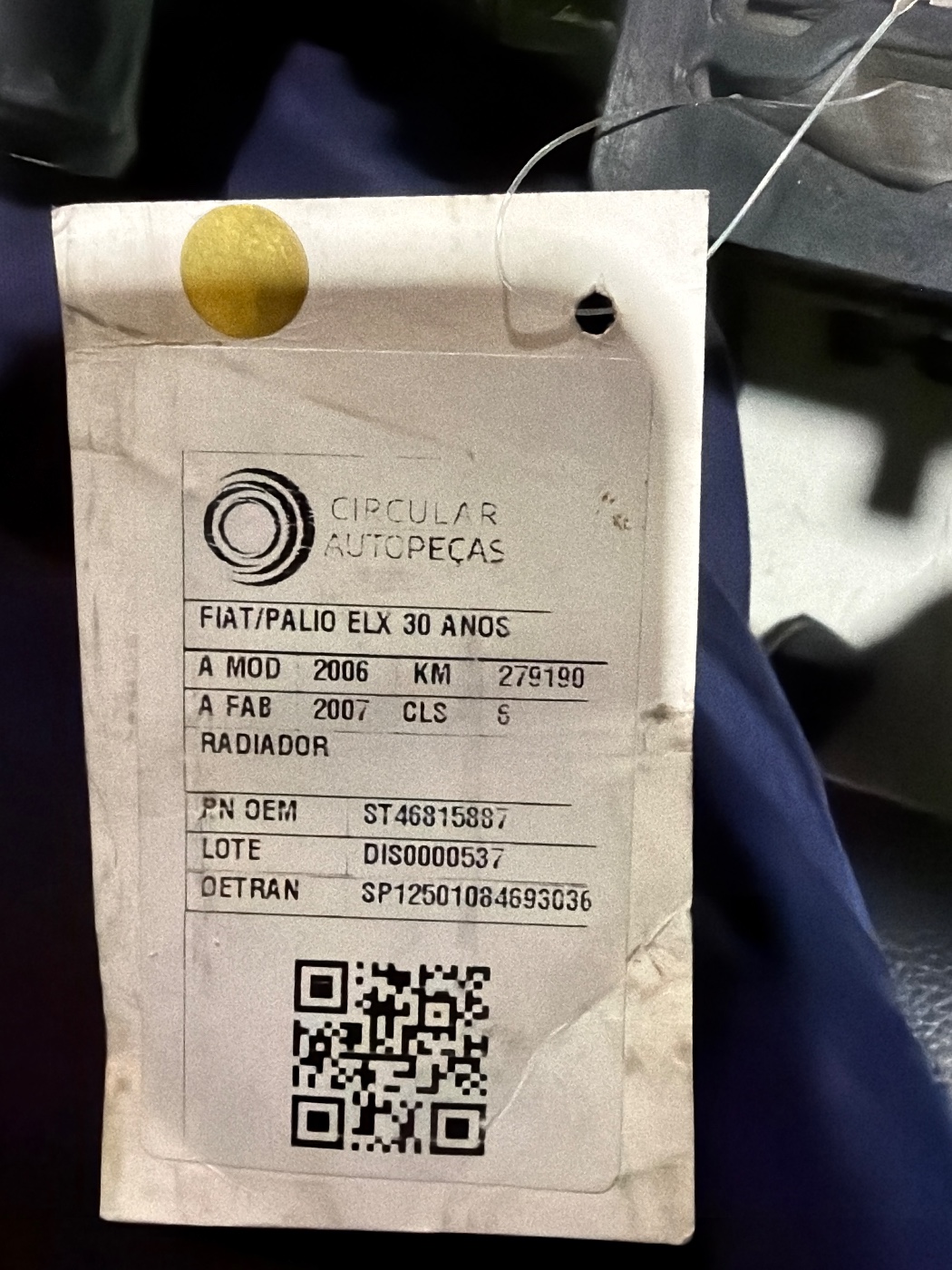 RADIADOR ÁGUA - 46815887 - 