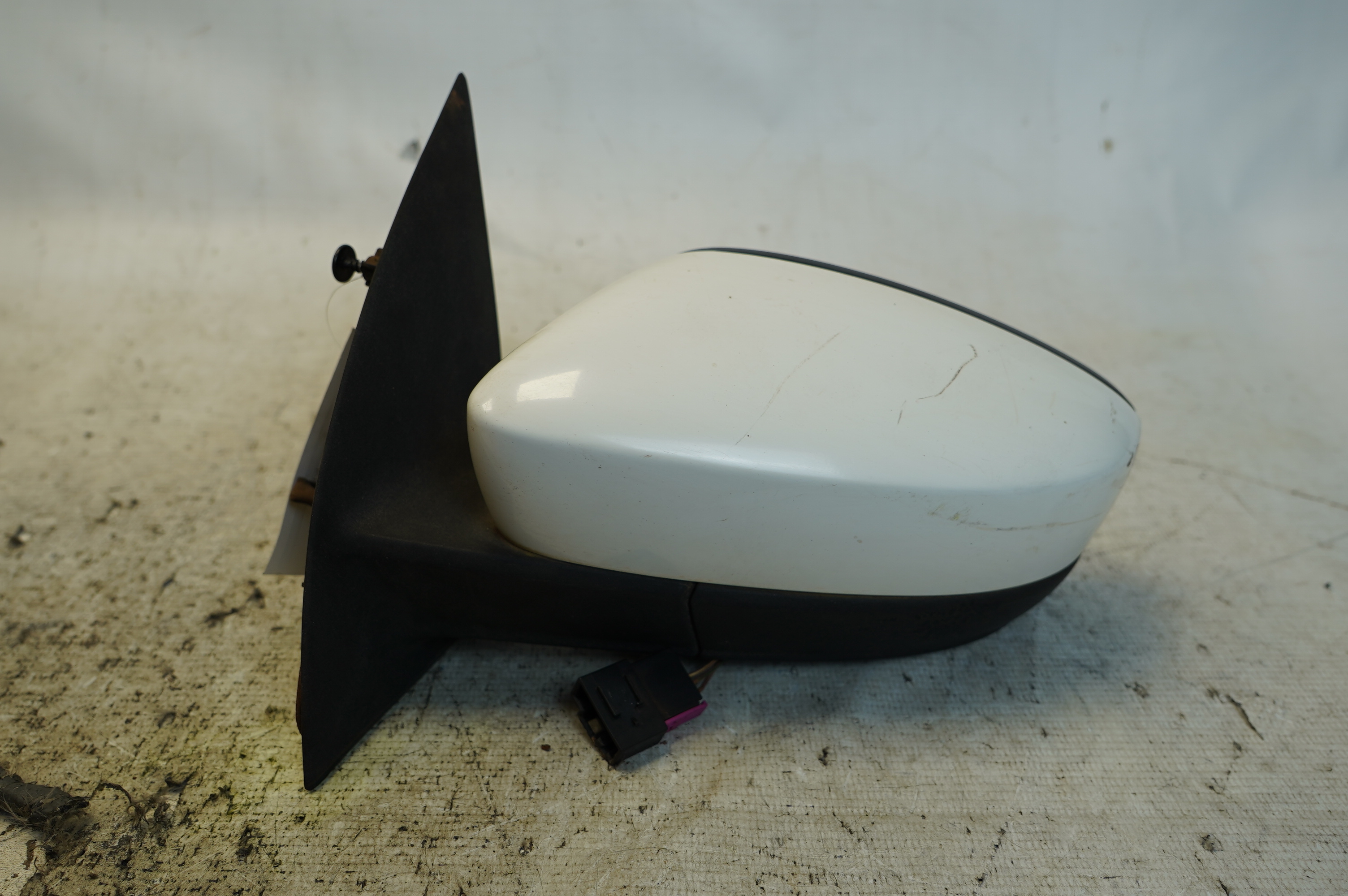 Espelho Retrovisor Preto Esquerdo (Motorista) Elétrico - 5U7857507K9B9 - Gol, Saveiro