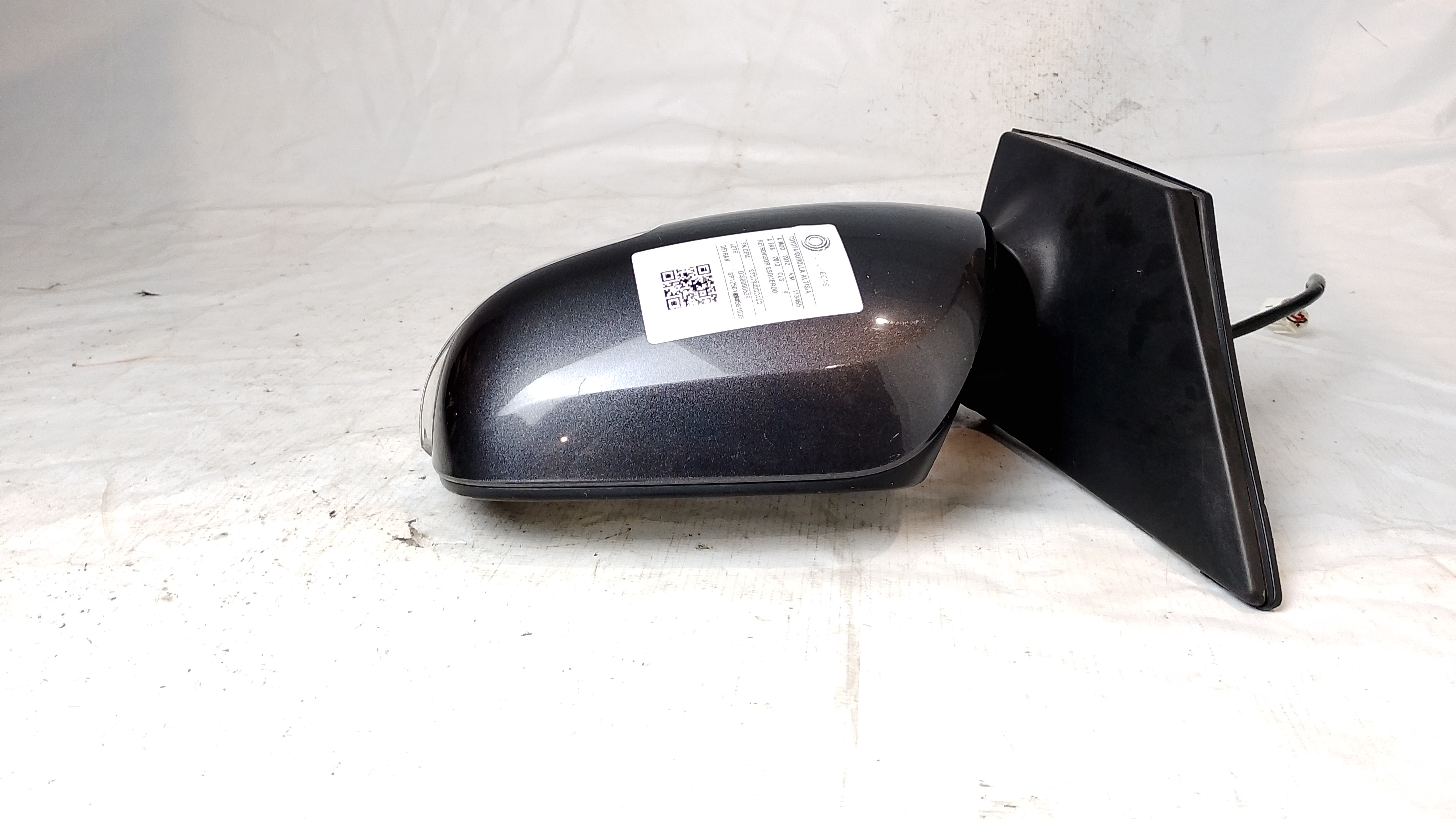 RETROVISOR ESQUERDO TOYOTA COROLLA ALTIS 2.0 CINZA 2013 - 8794002A60 - 