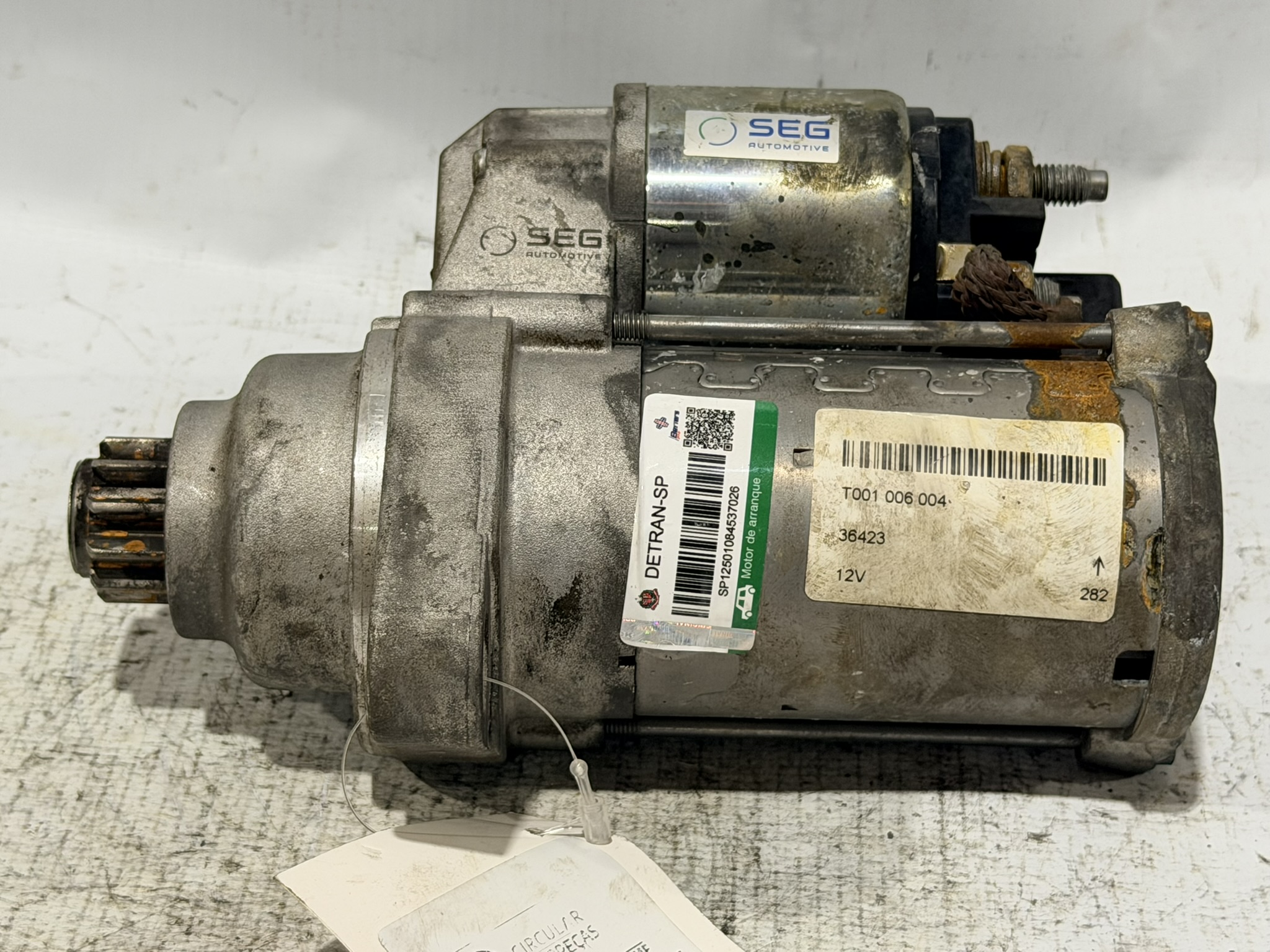 Motor Arranque - 02M911021J - Gol, Golf, T-Cross