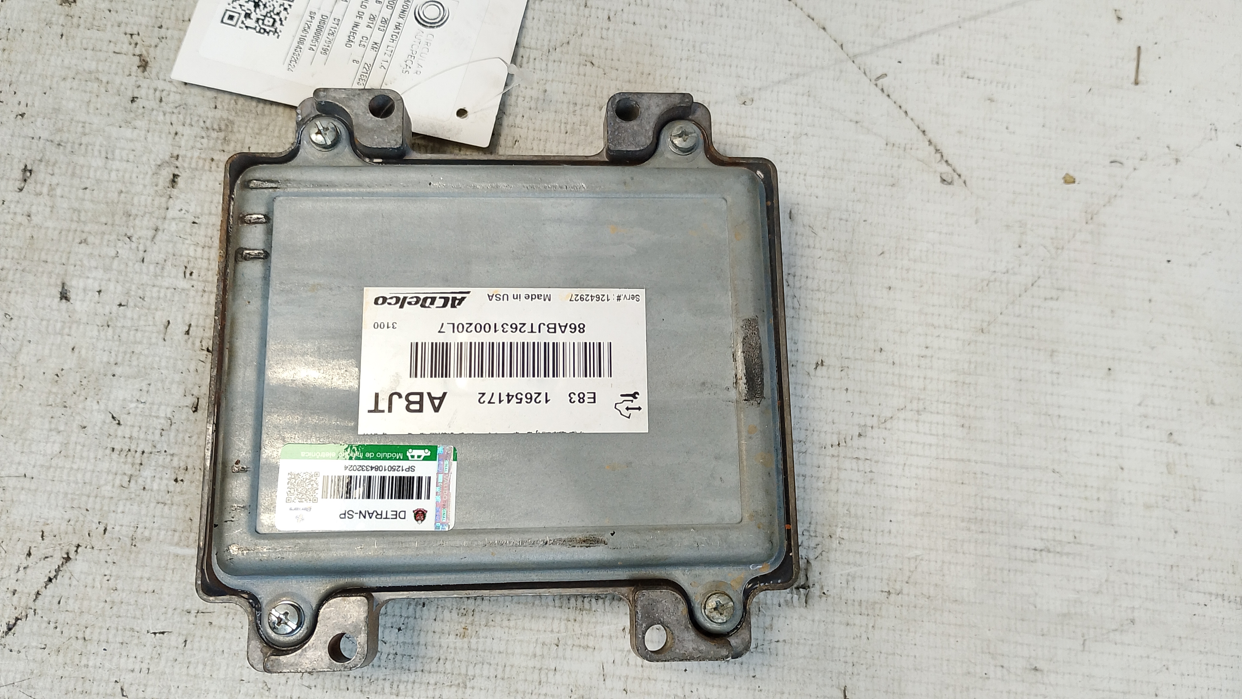 Módulo Injeção Chevrolet Onix LTZ 1.4 2016 - 12679199 - 