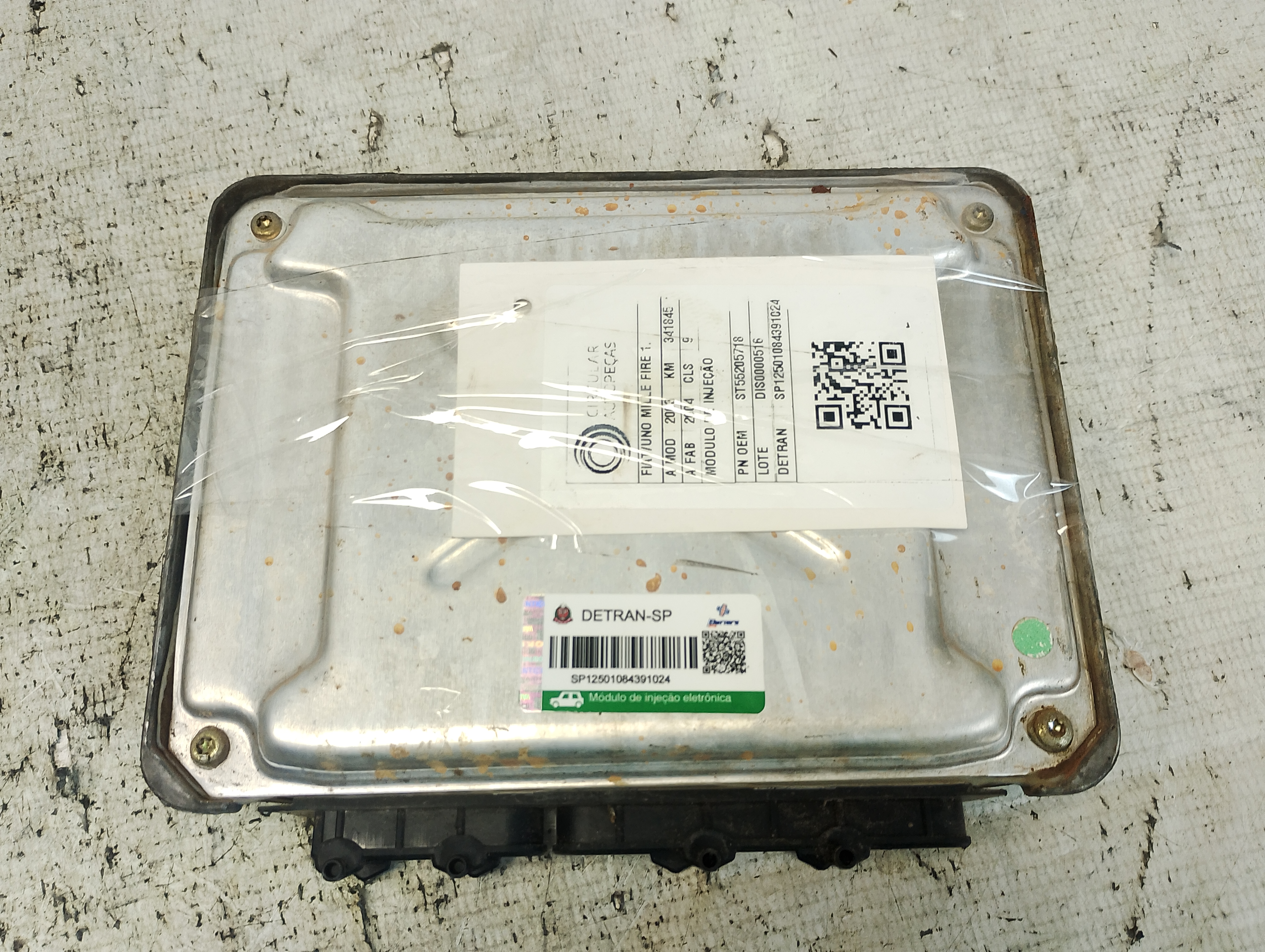 MÓDULO INJEÇÃO FIAT UNO MILLE 1.0 FIRE/ F.FLEX 2004 - 55205718 - 
