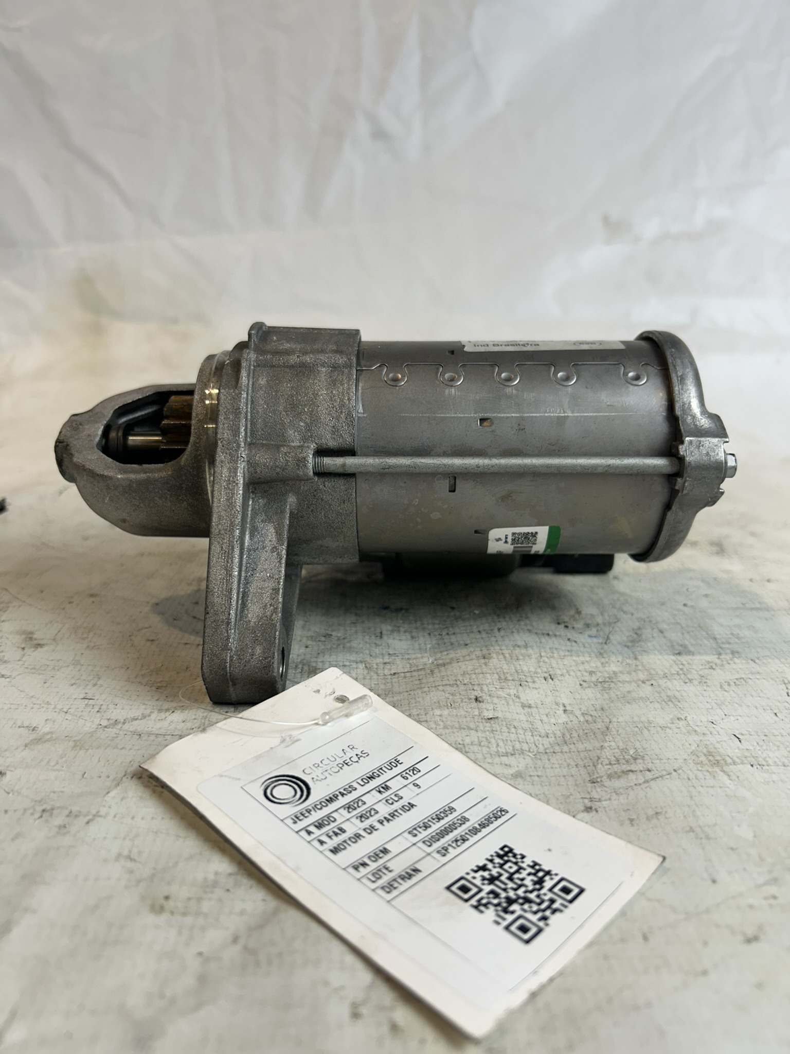 MOTOR PARTIDA SEGURANCA ANTIGA BOSCH KW 1 0 - 50150359 - 