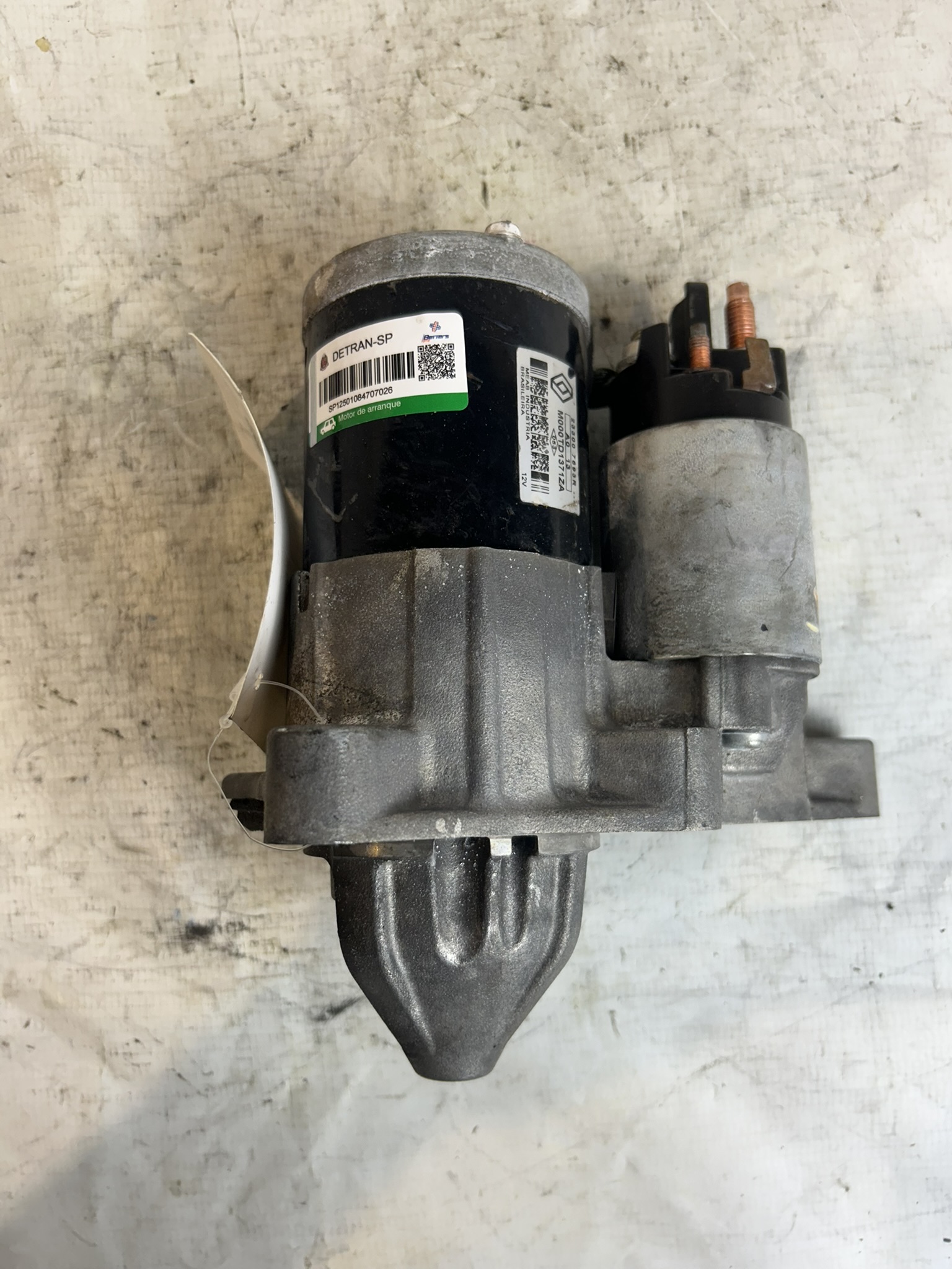 MOTOR PARTIDA COM TENSAO 12V PARA - 233007693R - 