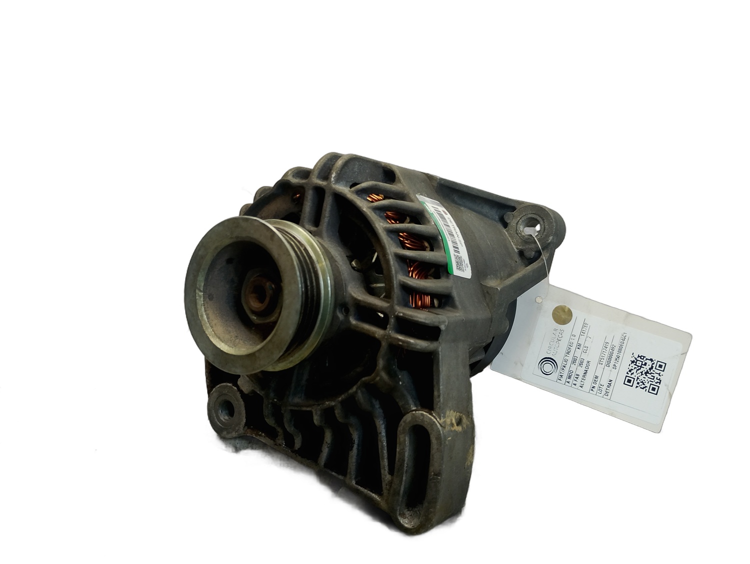 ALTERNADOR FIAT PALIO 1.0/ TROFEO 1.0 FLEX 2003 - 51717419 - 