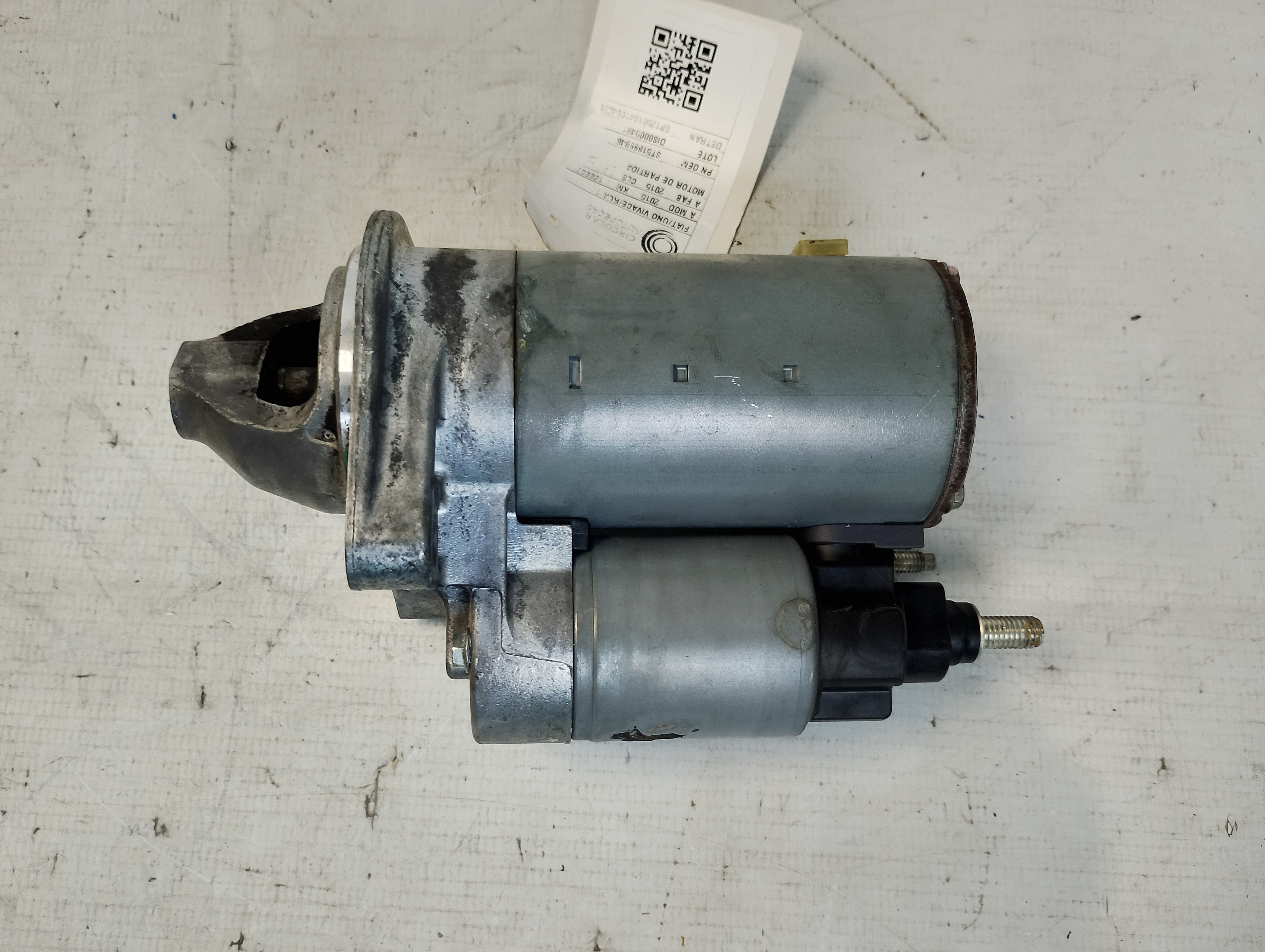 MOTOR PARTIDA FIAT UNO WAY 1.4 EVO FIRE FLEX 8V 2013/14 - 51899848 - 