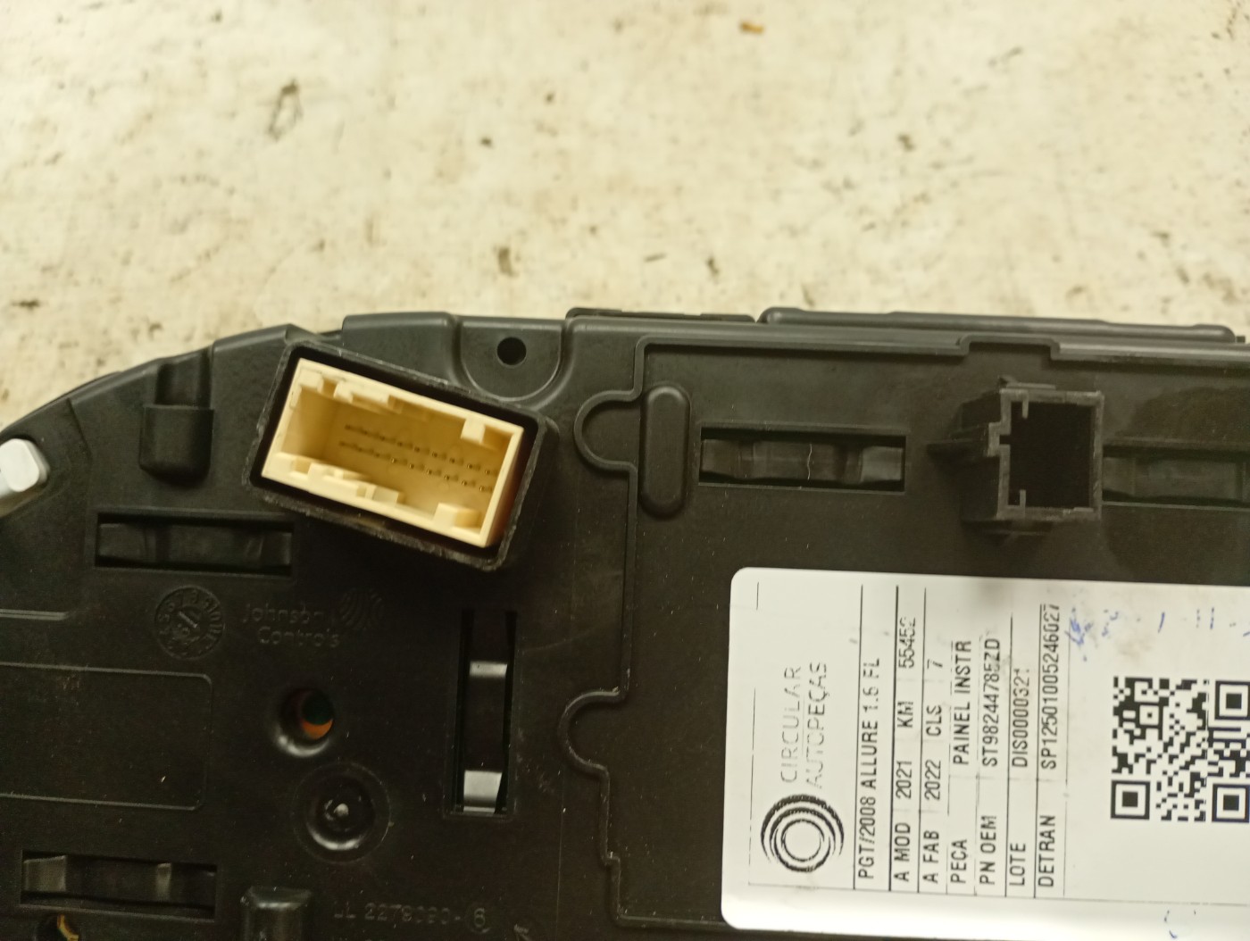 PAINEL INSTRUMENTOS PEUGEOT 2008 ALLURE 1.6 FLEX 16V 2022 - 98244785ZD - 