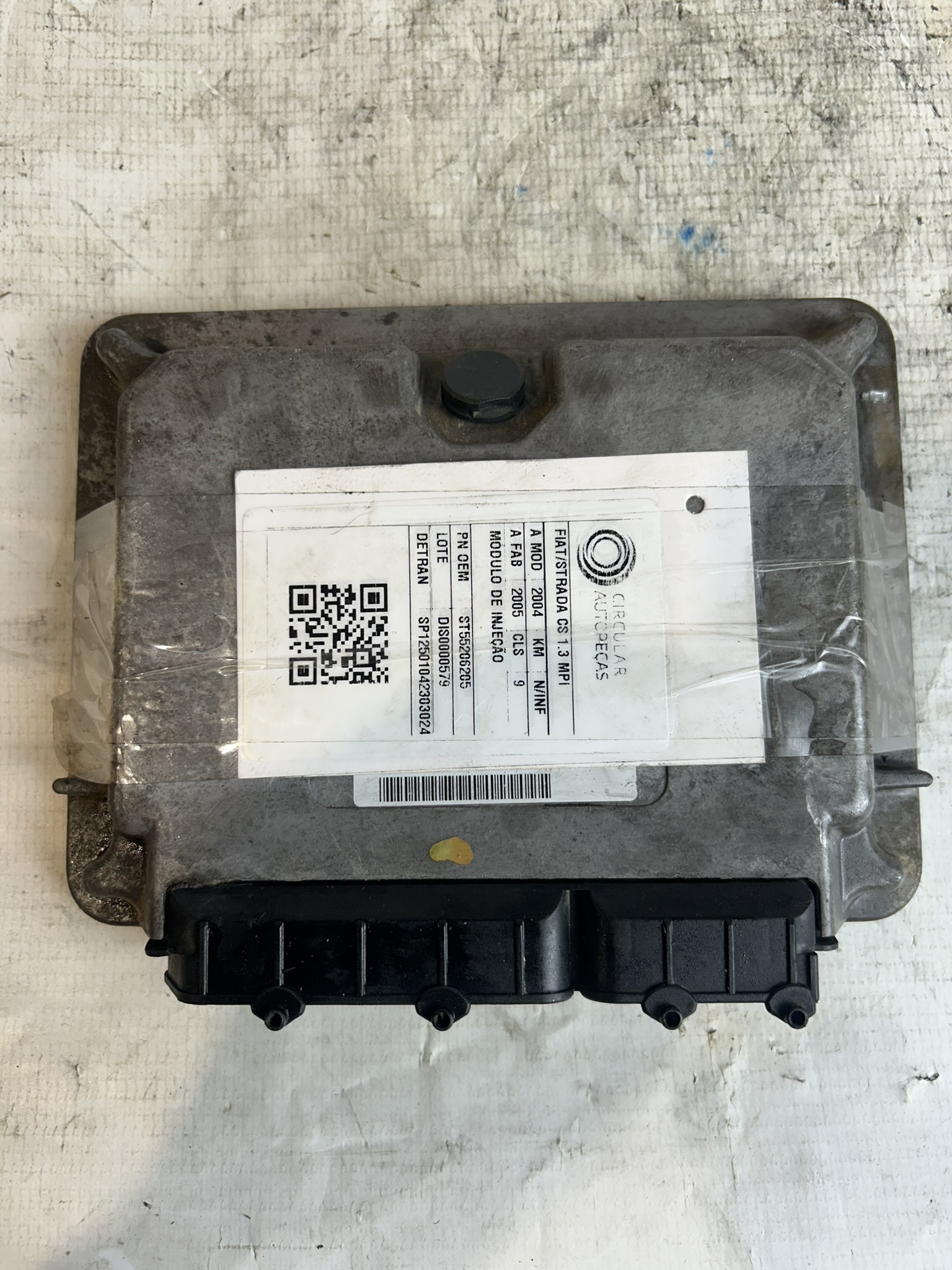 MÓDULO INJEÇÃO FIAT STRADA 1.3 MPI FIRE 8V 67CV 2004/2005 - 55206205 - 