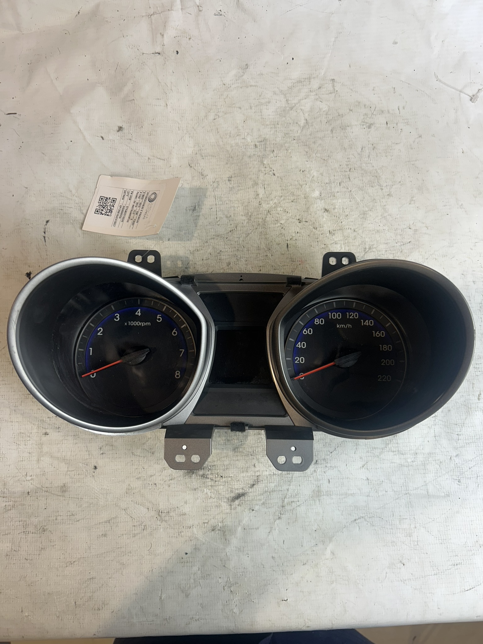 PAINEL INSTRUMENTOS HYUNDAI HB20S PREMIUM 1.6 FLEX 2016 - 940231S020 - 