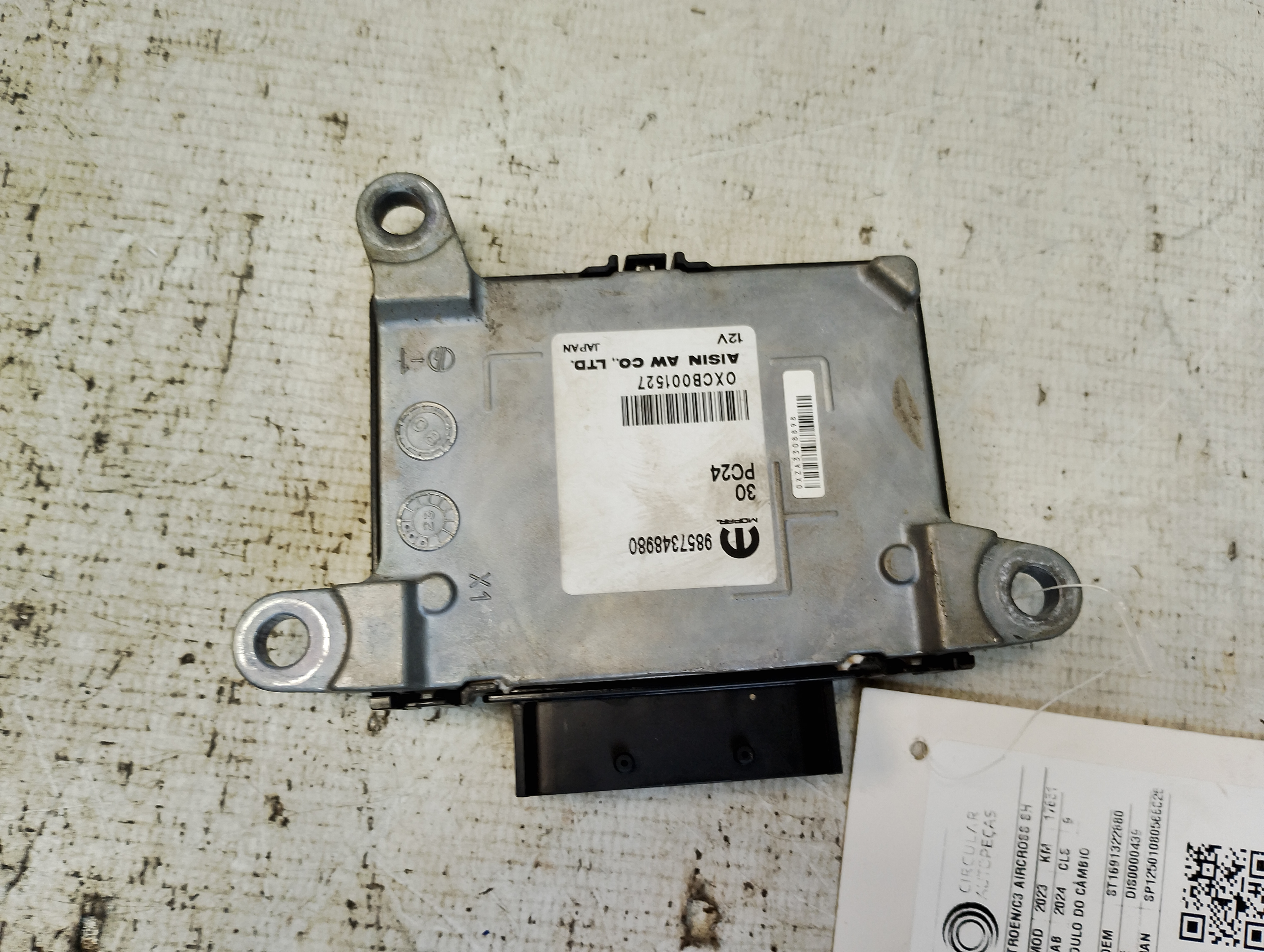 MÓDULO CÂMBIO CITROEN C3 AIRCROSS SHINE 1.0 FLEX 2023/23 - 1691322880 - 