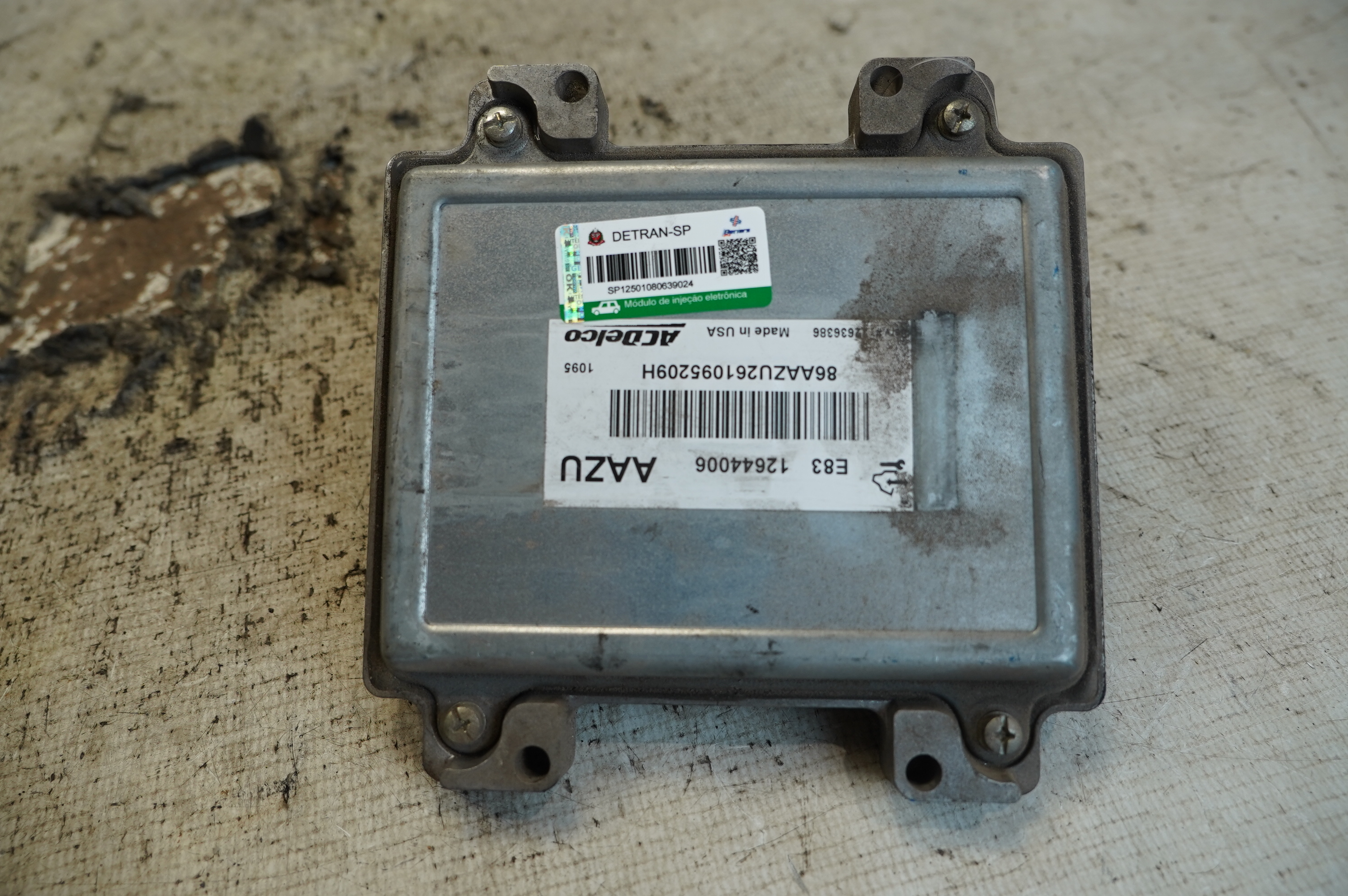 MÓDULO INJEÇÃO CHEVROLET AGILE LTZ 1.4 MPFI 8V 2011 - 12636386 - 