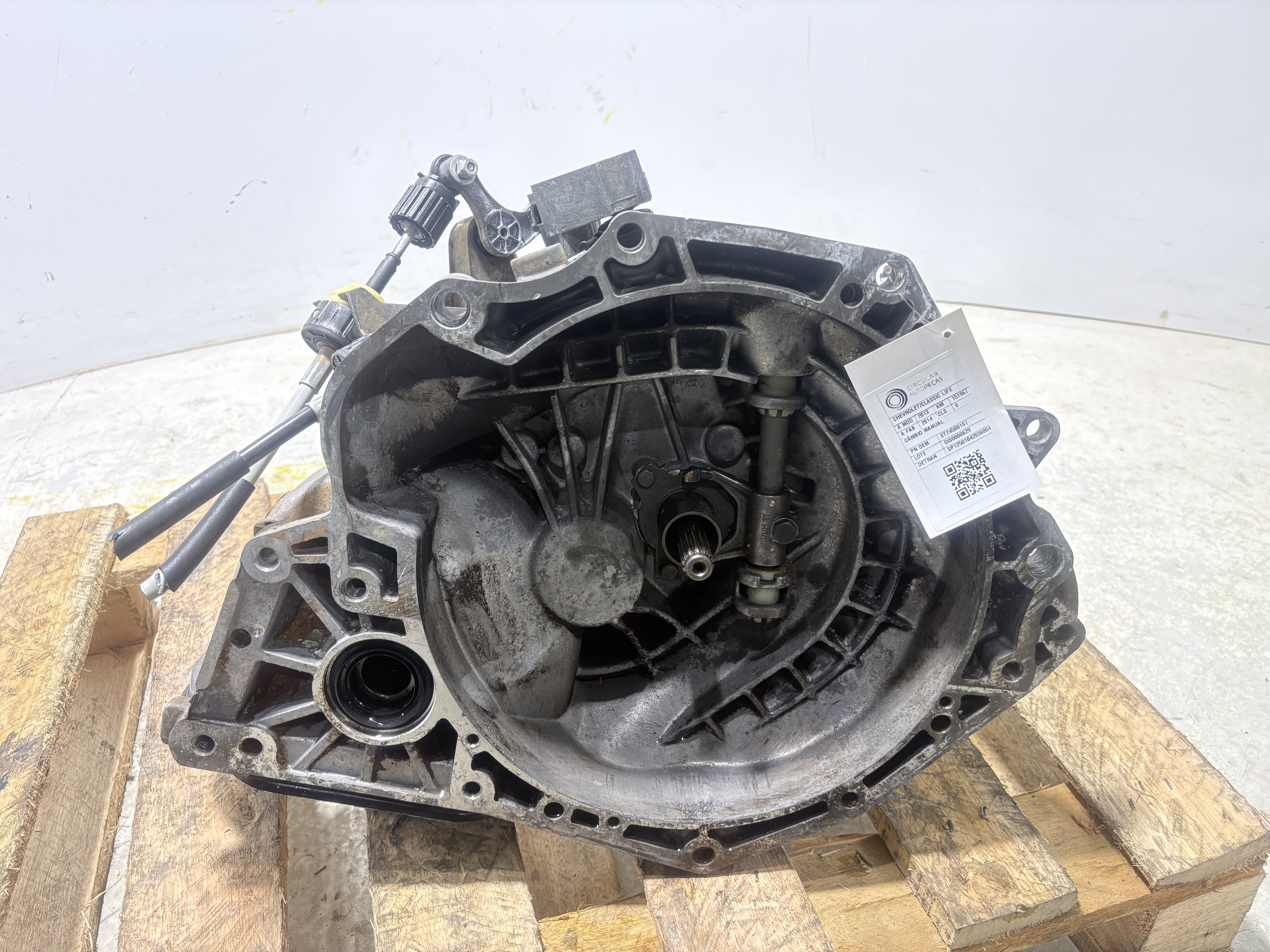 CÂMBIO MANUAL CHEVROLET CLASSIC LIFE/LS 1.0 VHC 2013/2014 - 24580197 - 