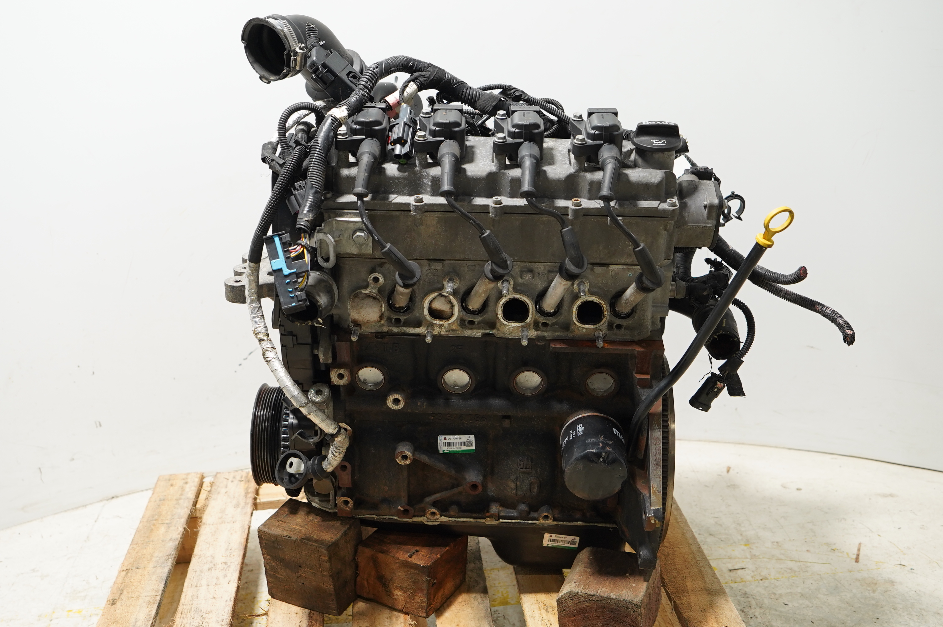 MOTOR COMPLETO CHEVROLET ONIX HATCH JOY 1.0 8V FLEX 2018 - 24582251 - 
