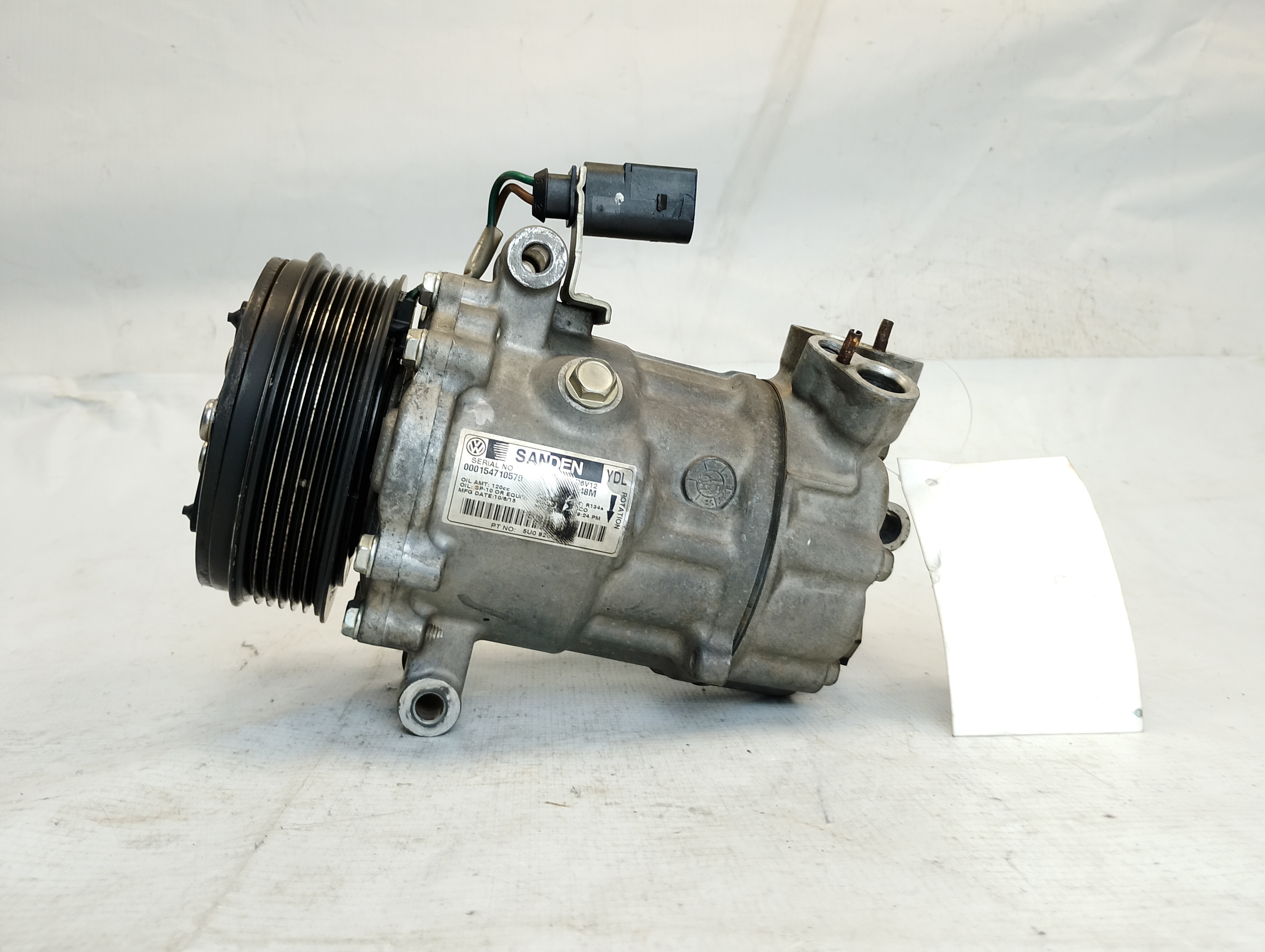 COMPRESSOR AR-CONDICIONADO VOLKSWAGEN FOX PEPPER 1.6 2016/17 - 6RF820803E - 