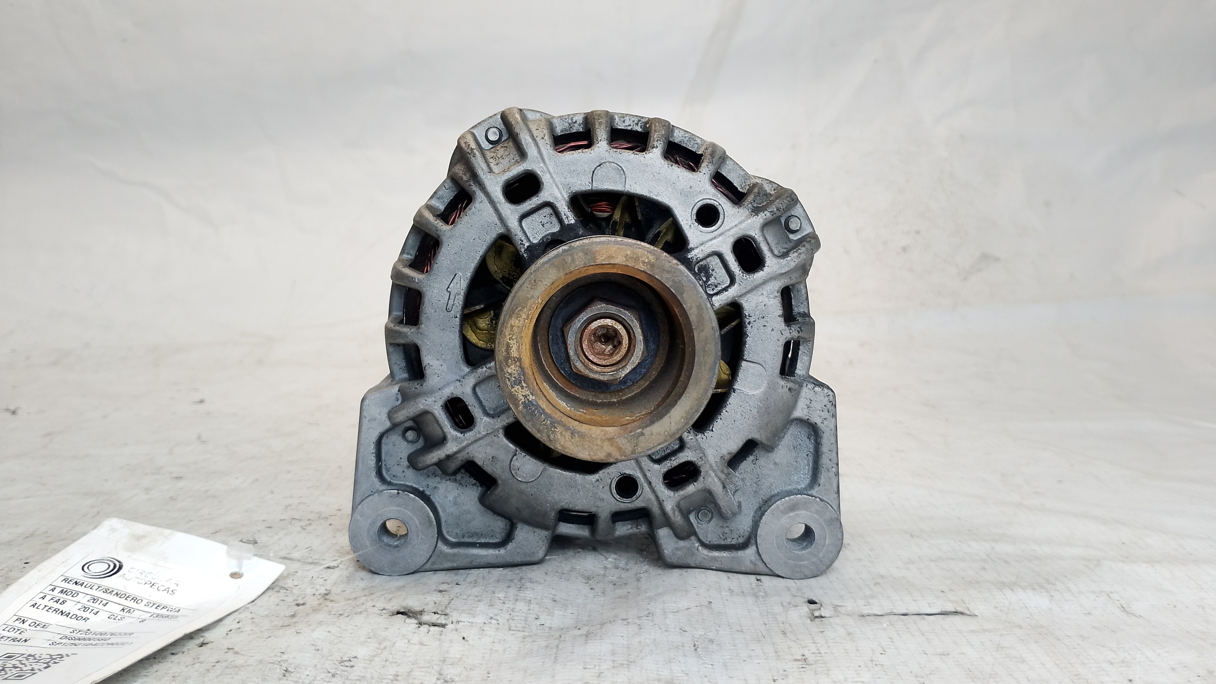 ALTERNADOR RENAULT SANDERO STEPWAY HI-POWER 1.6 8V 2014 - 231007633R - 