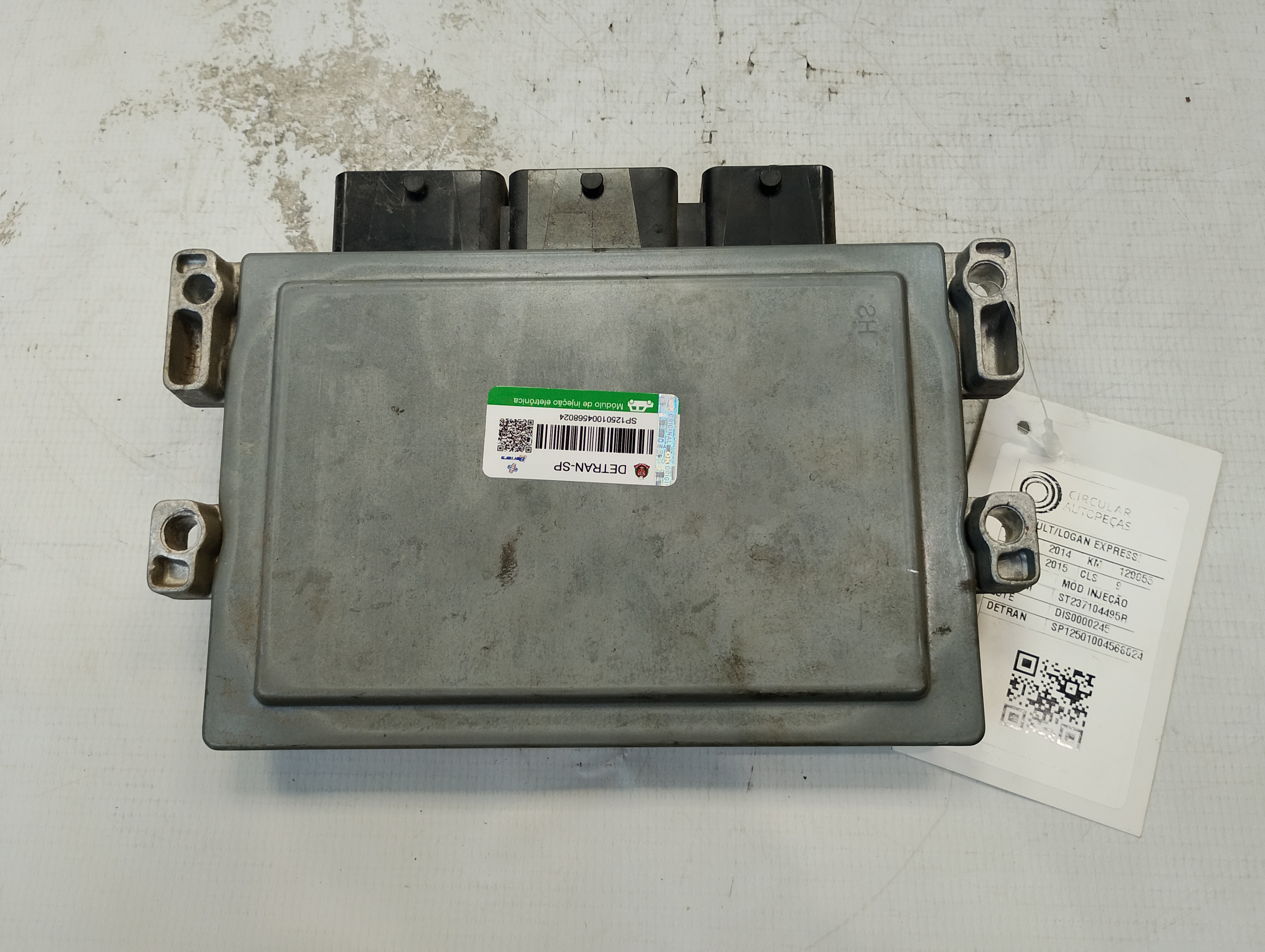 MÓDULO INJEÇÃO RENAULT SANDERO EXPRESSION HI-P 1.0 15/16 - 237104495R - 