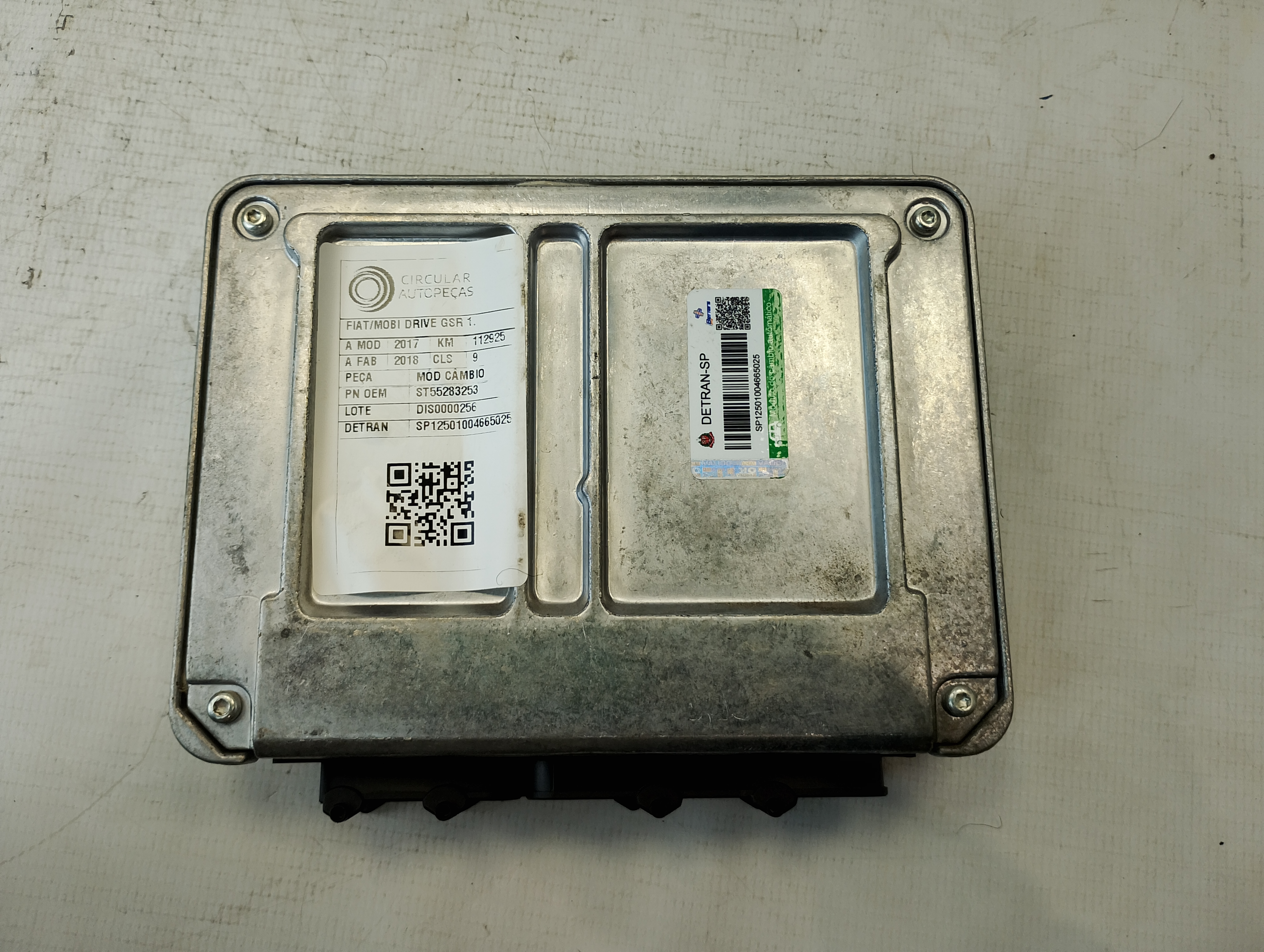 Módulo Câmbio Fiat Mobi Drive GSR 1.0 2019/2020 - 55283253 - 