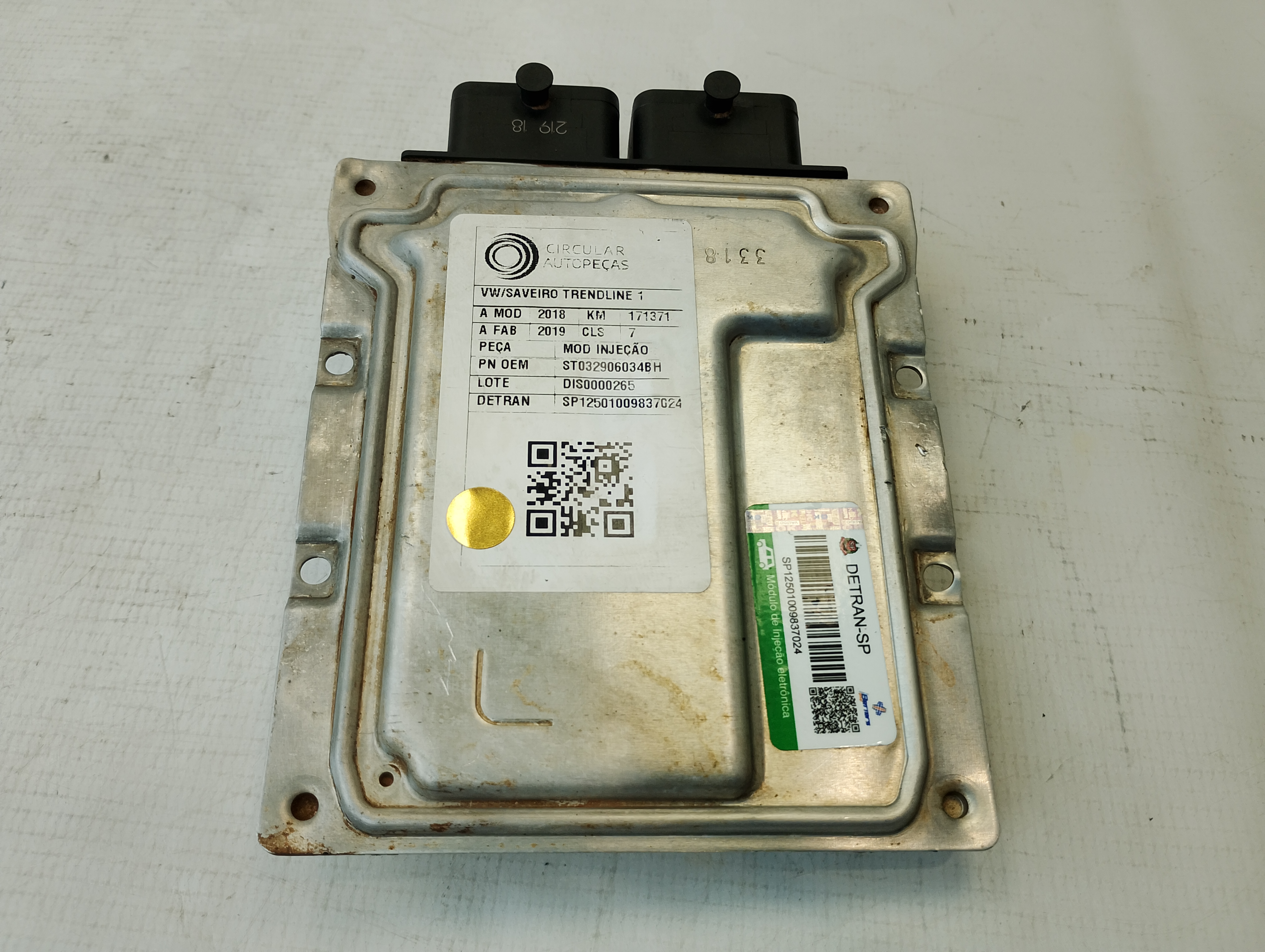 Módulo Injeção Eletrônica - 032906034BH - Saveiro