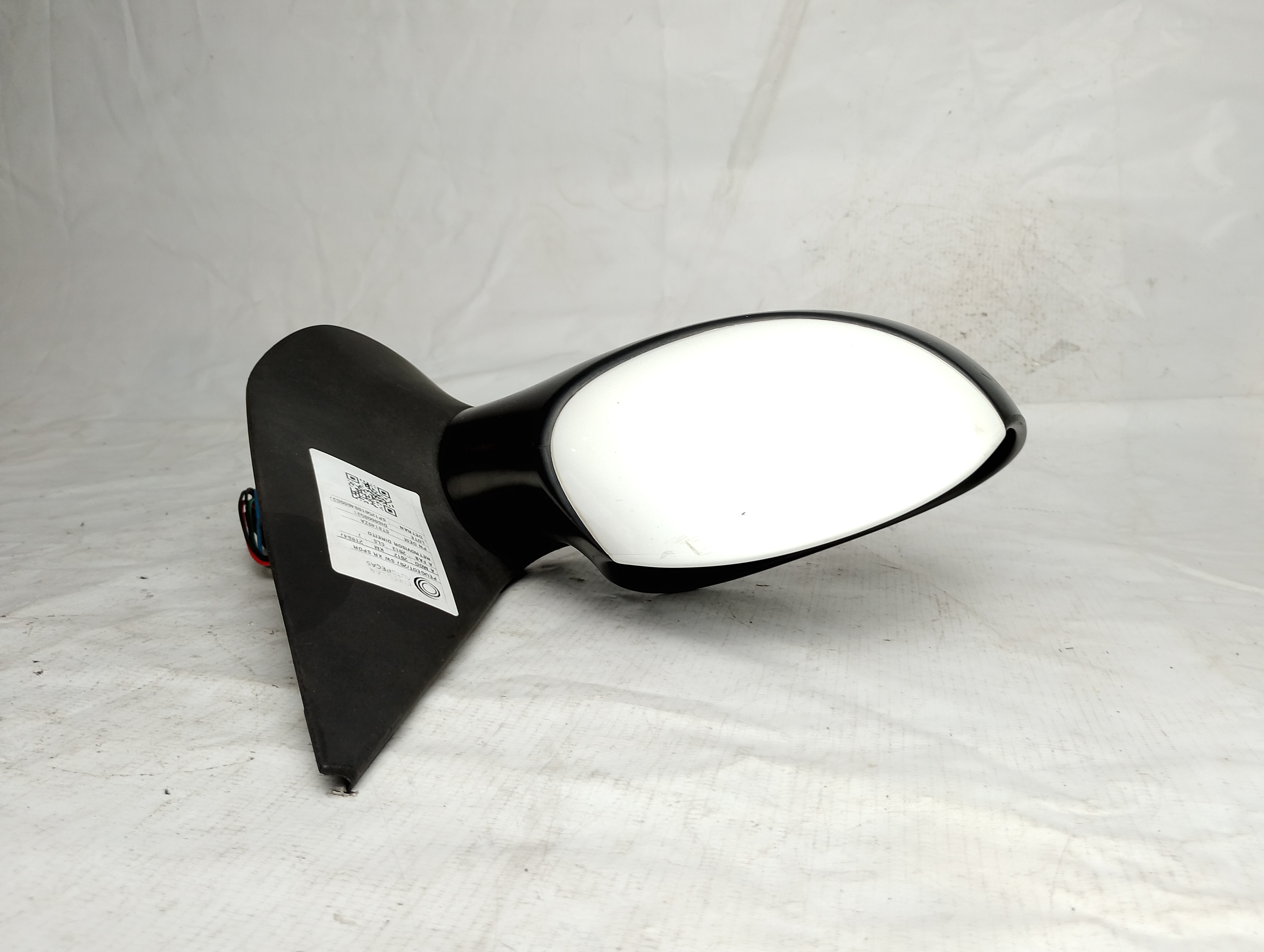 RETROVISOR DIREITO BRANCO PEUGEOT 207 XR SPORT 1.4 2012/13 - 8149ZA - 